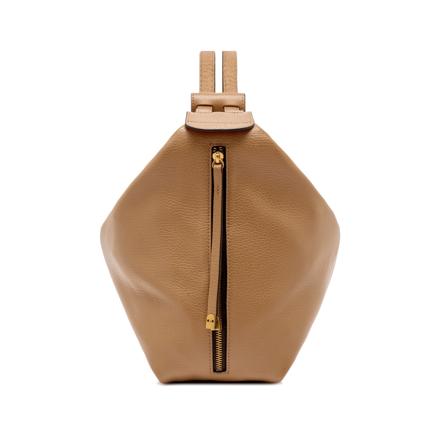 Gianni Chiarini zaino/borsa in pelle color nature con zip