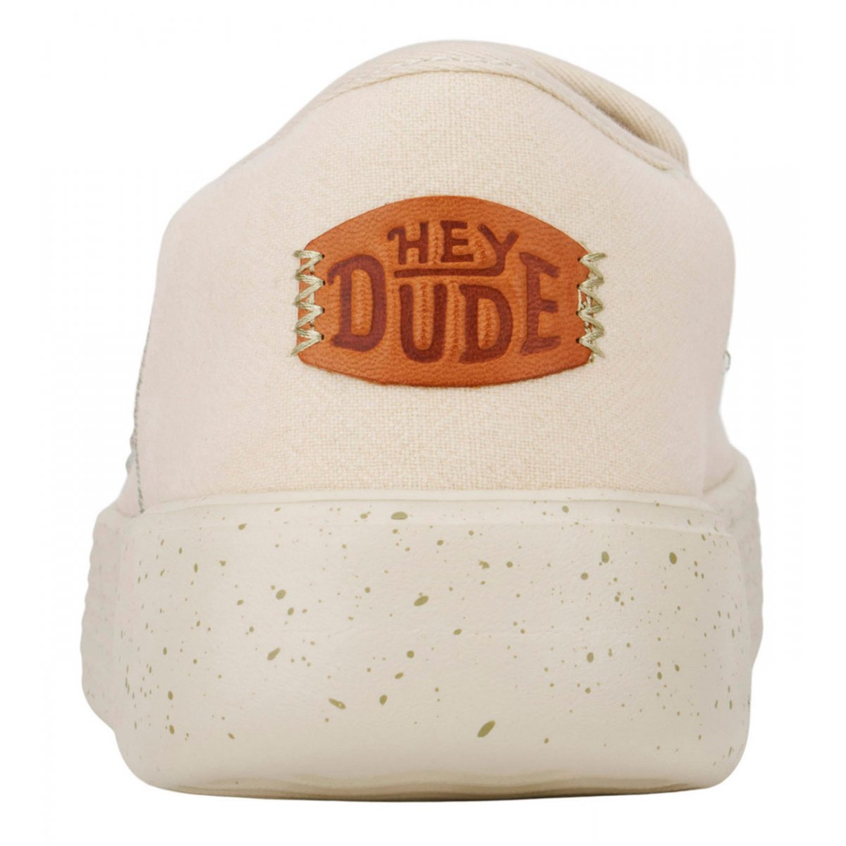 Hey Dude Slip-on uomo in mesh traspirante e misto lino color osso