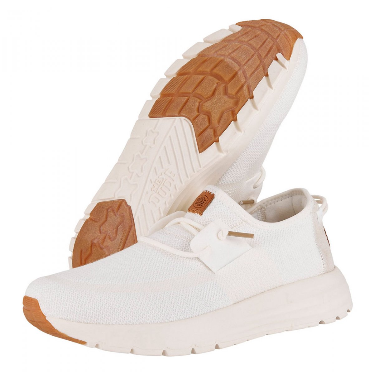 Hey Dude Sneakers uomo in tessuto mesh con lacci intrecciati