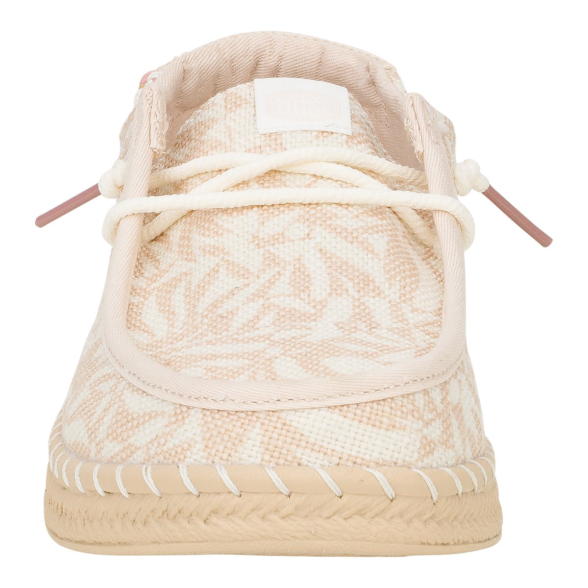 Hey Dude mocassino donna cotone con dettagli rosa
