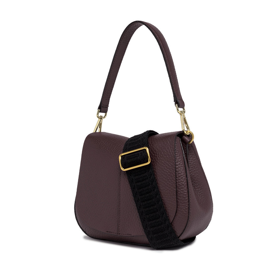 Gianni Chiarini Borsa a spalla in pelle plum