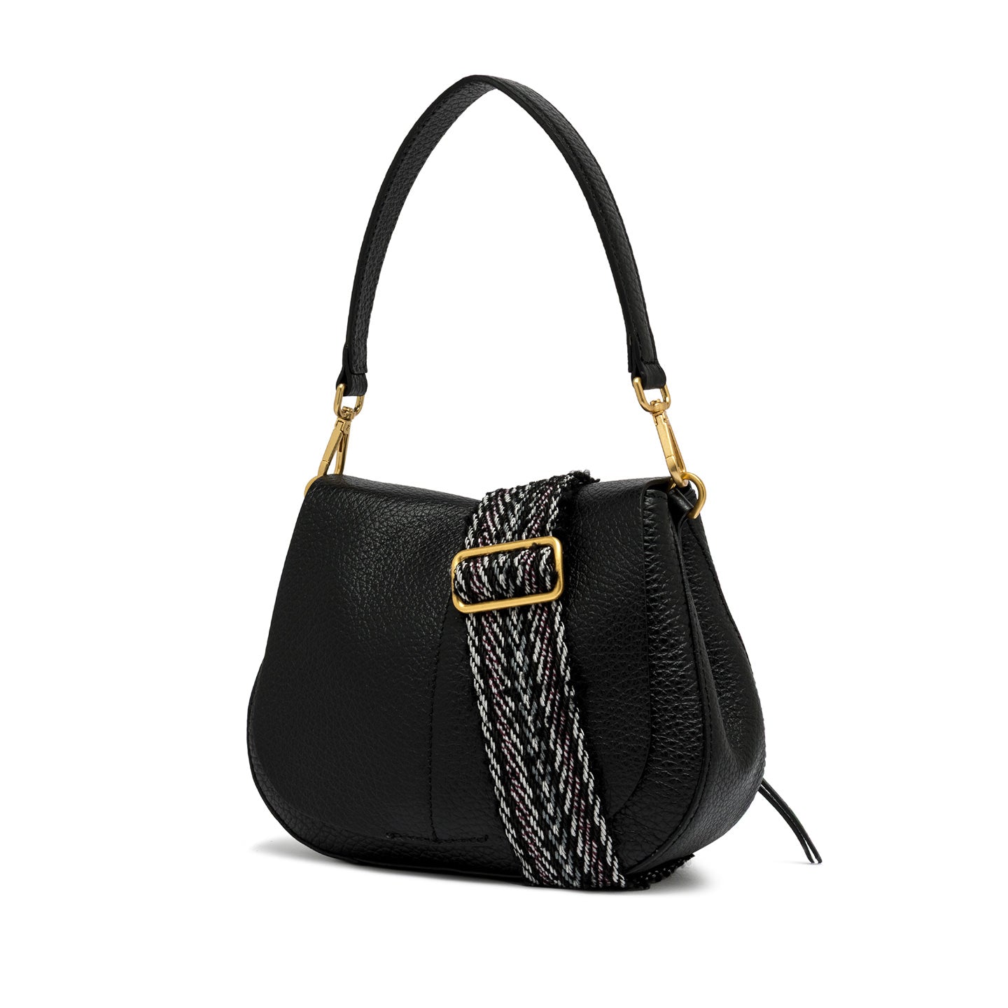 Gianni Chiarini Borsa in pelle helena round nero