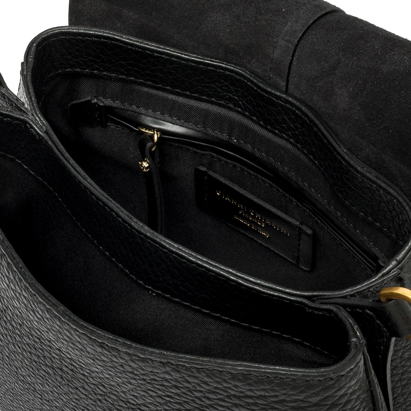 Gianni Chiarini Borsa in pelle helena round nero