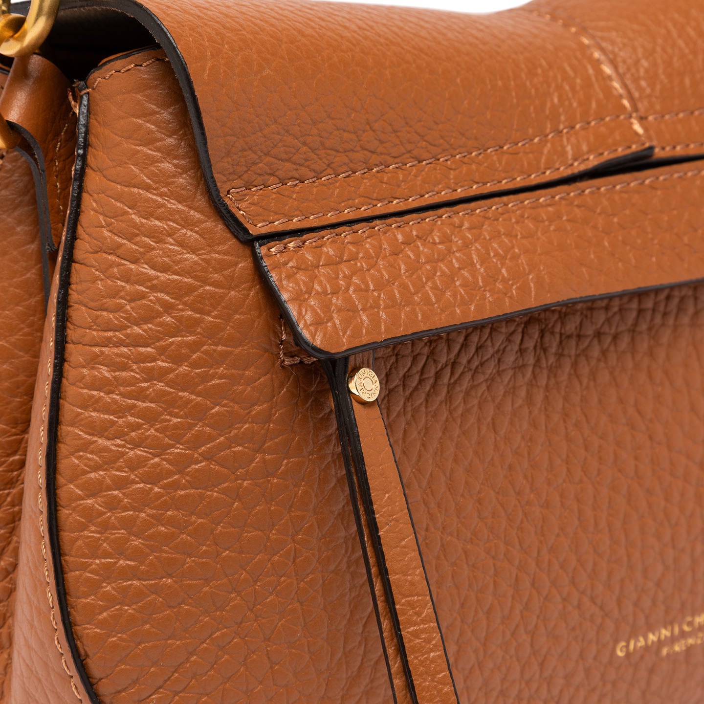 Gianni Chiarini Borsa in pelle helena round cuoio