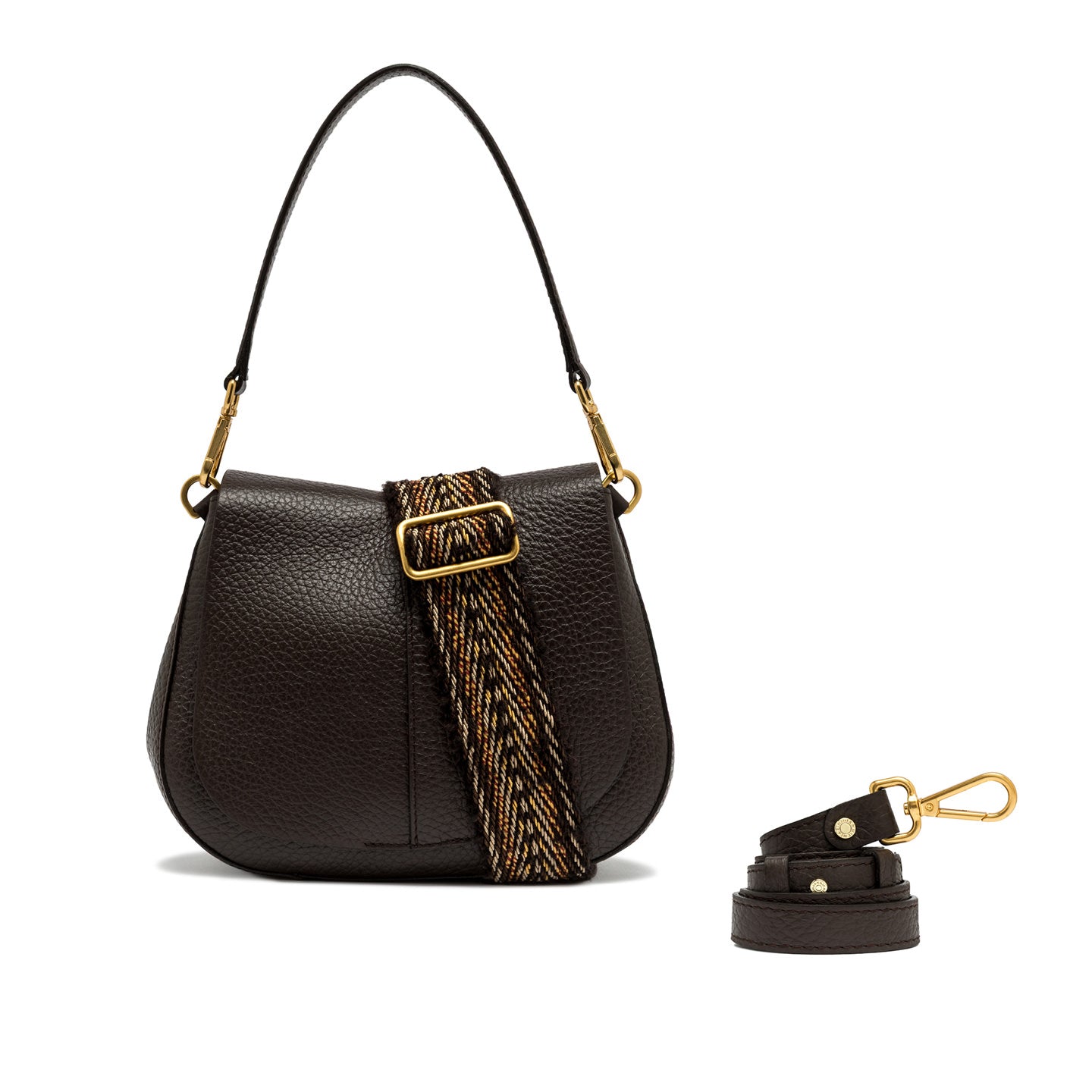 Gianni Chiarini Borsa in pelle helena round espresso