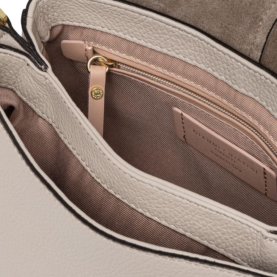 Gianni Chiarini Borsa a tracolla in pelle martellata lamb