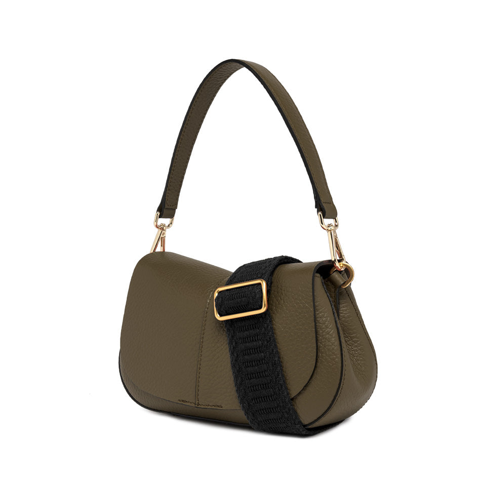 Gianni Chiarini Borsa a spalla in pelle moss