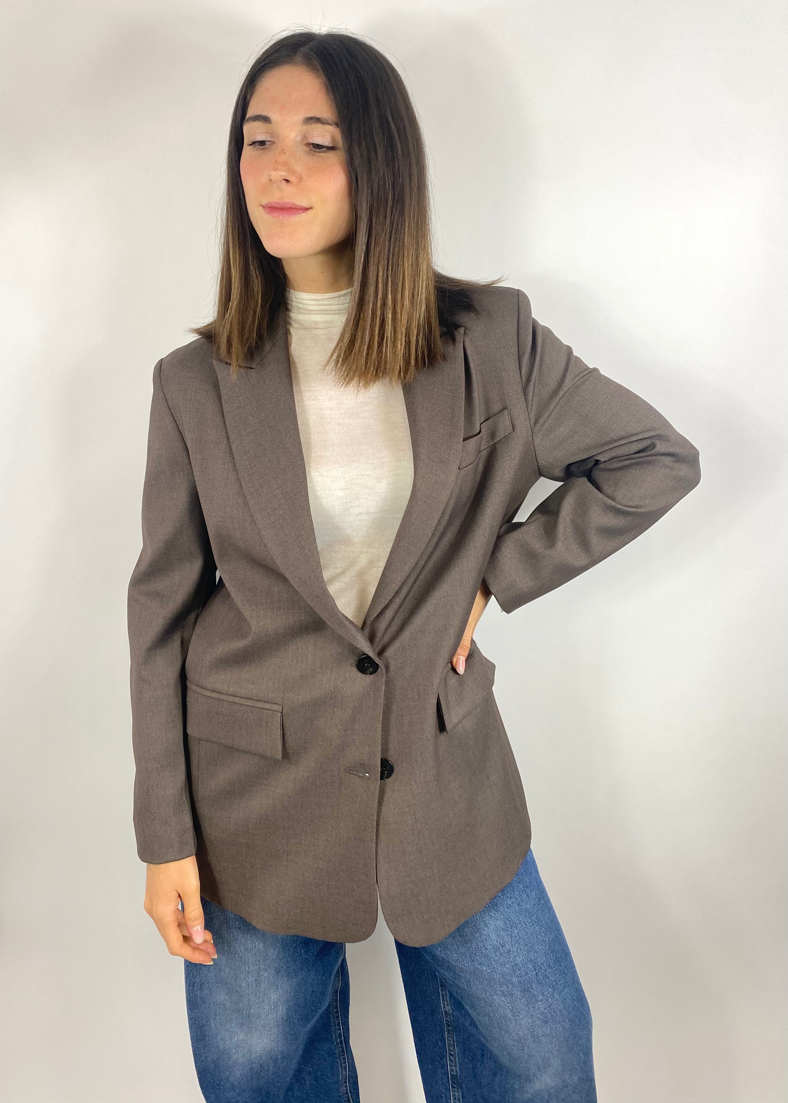 SUSYMIX GIACCA MONOPETTO KASHA