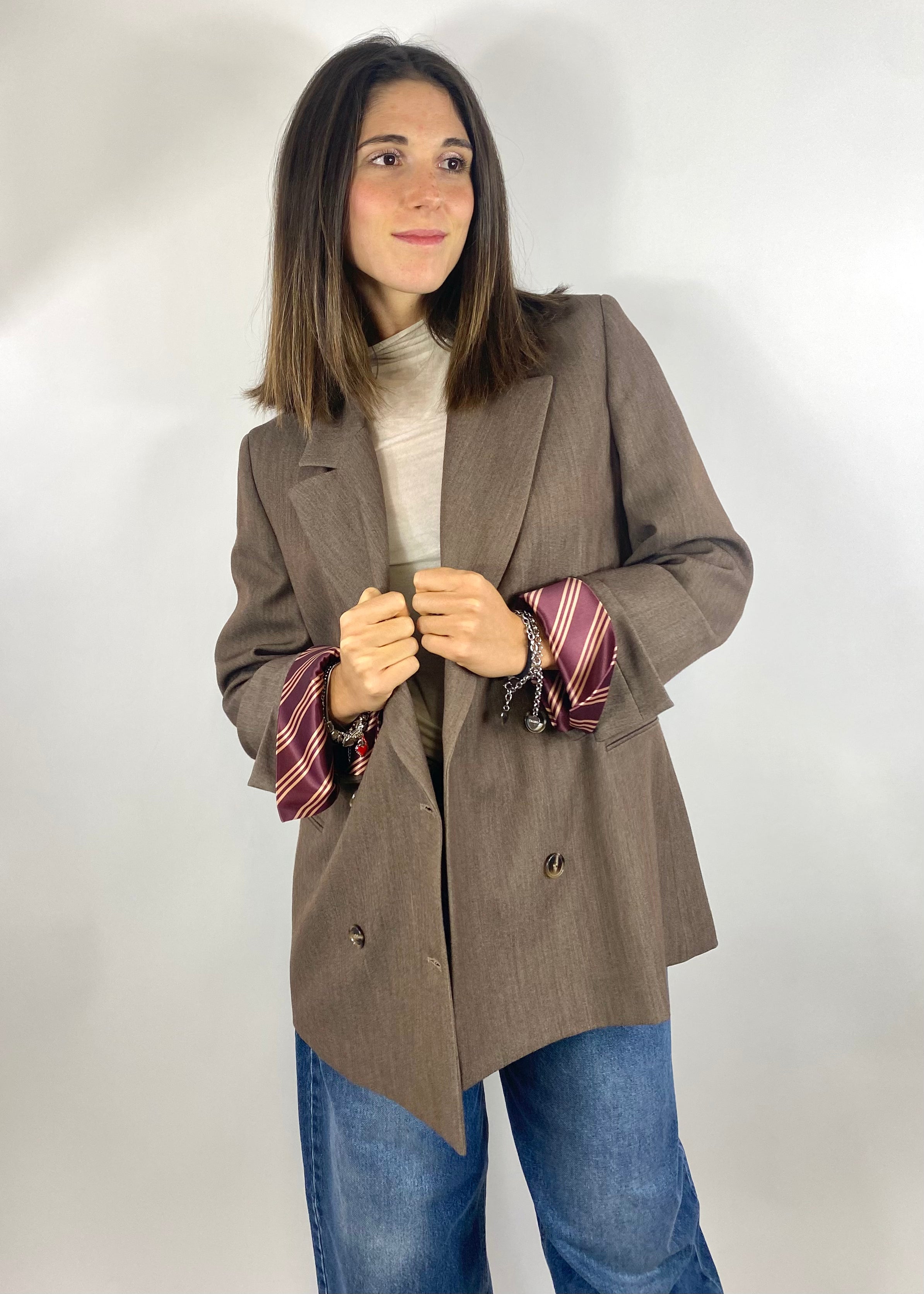 SUSY MIX GIACCA TABACCO