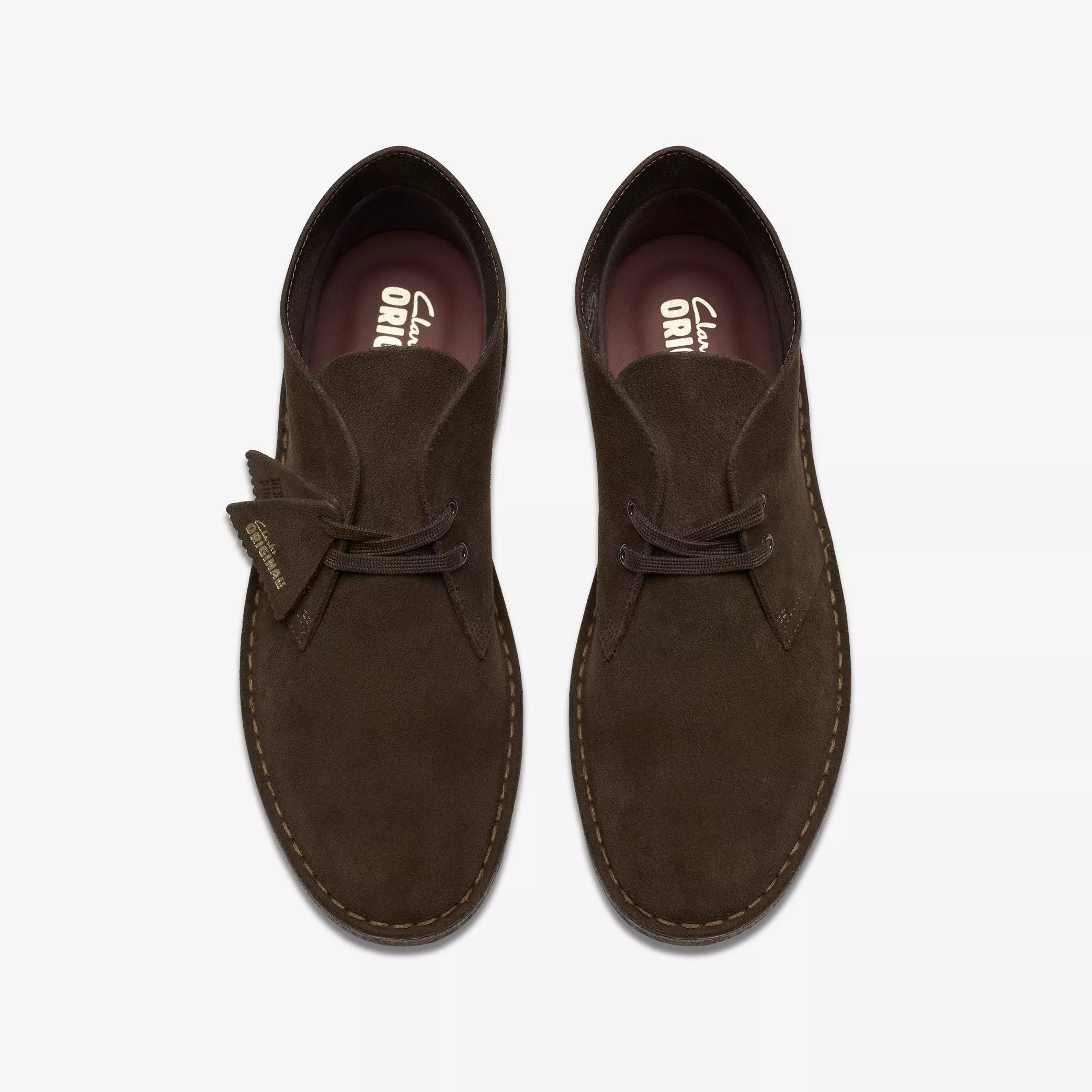CLARKS POLACCHINA CAMOSCIO MORO