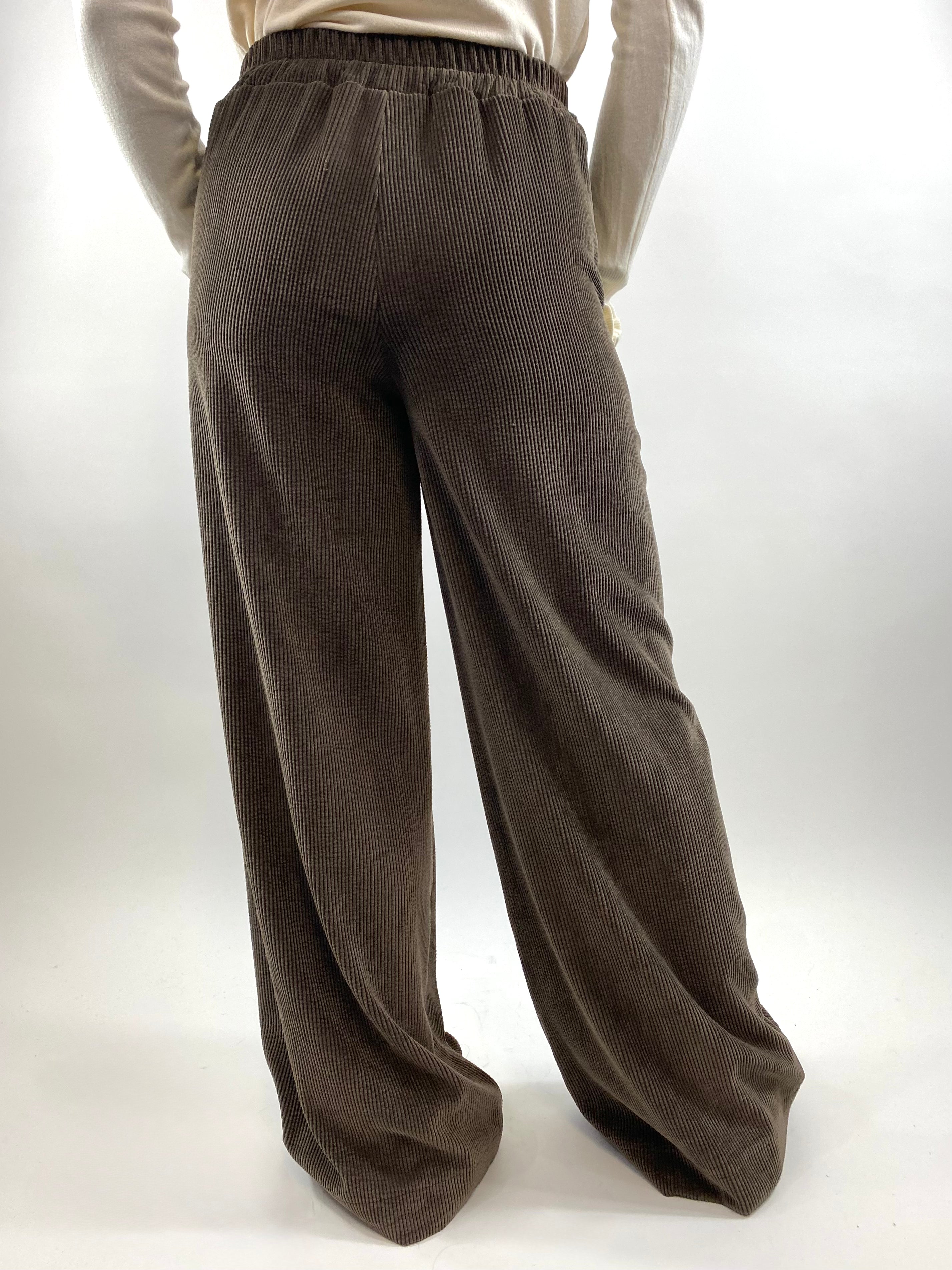 SUSY MIX PANTALONE VELLUTO MORO