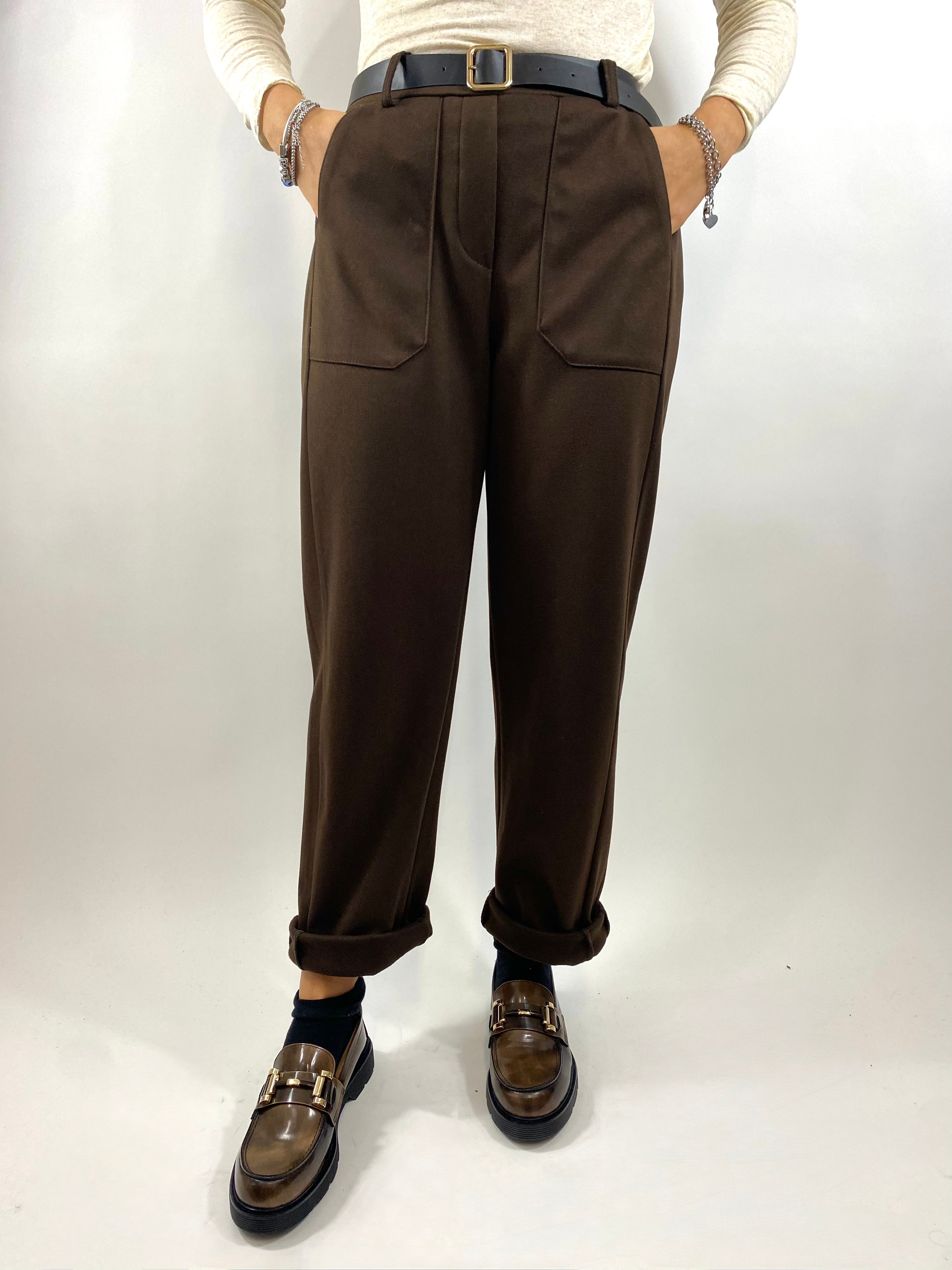 CECILE PANTALONE CIOCCOLATO