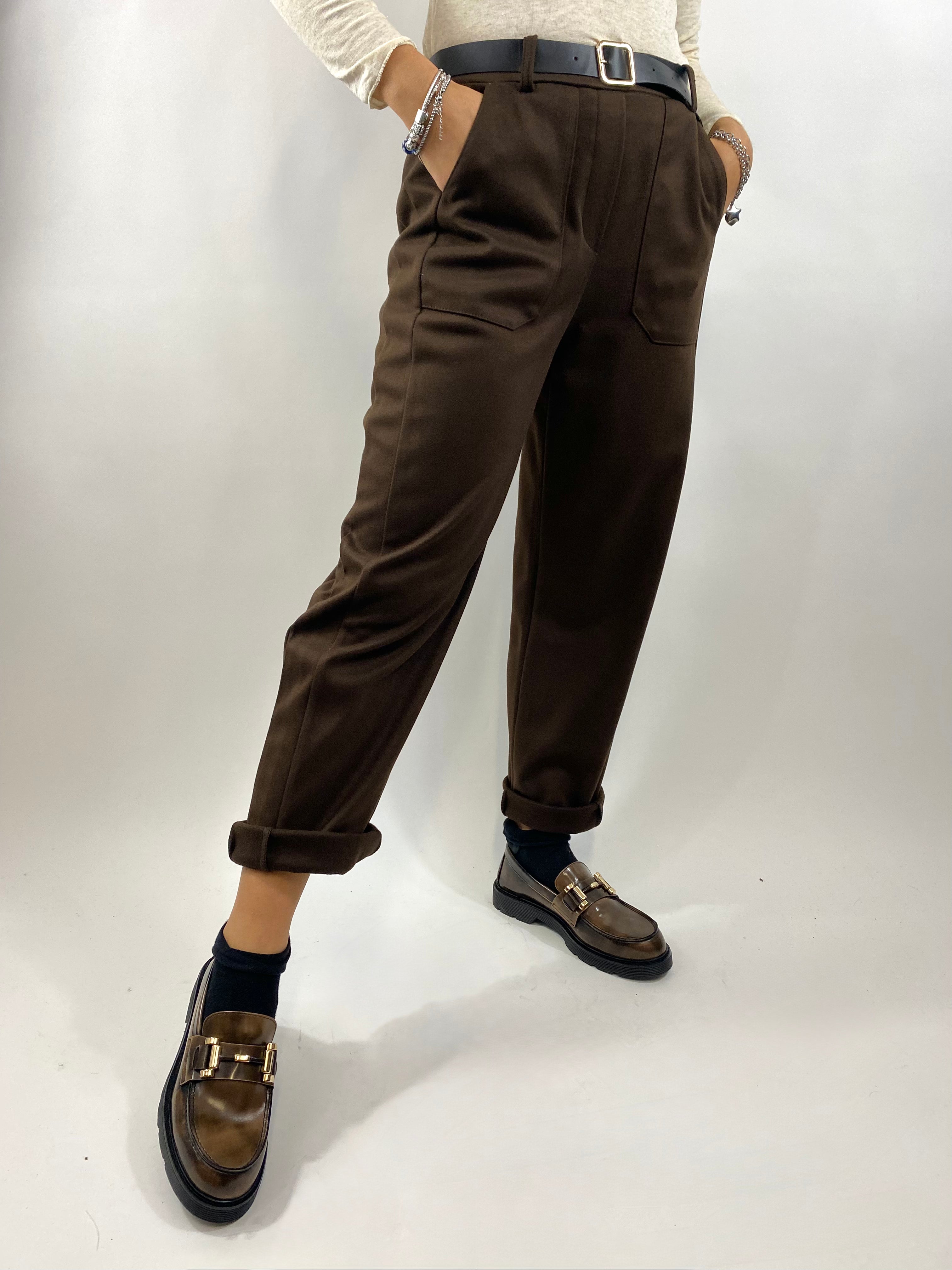 CECILE PANTALONE CIOCCOLATO