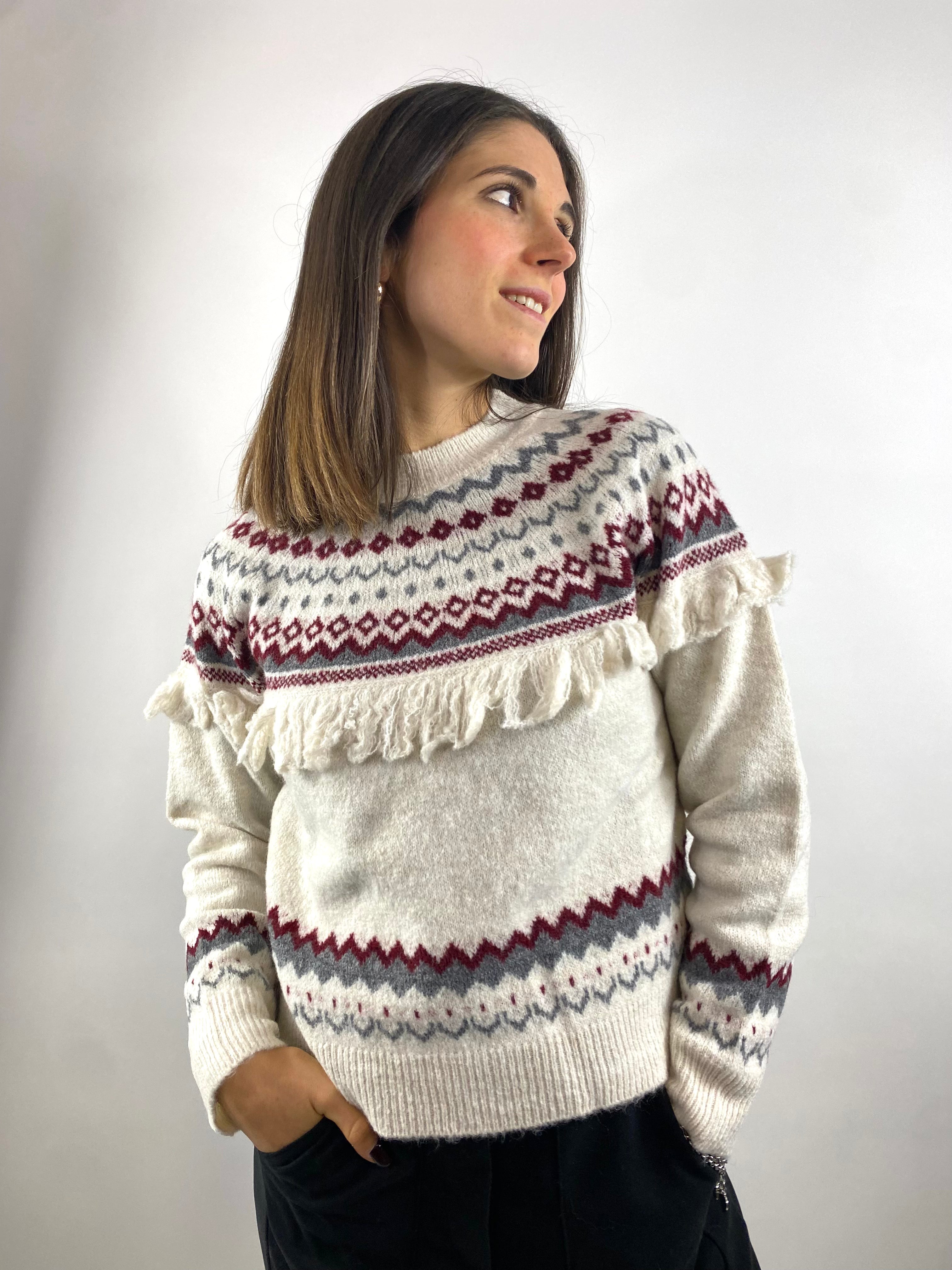 SUSY MIX MAGLIONE FANTASIA CREMA