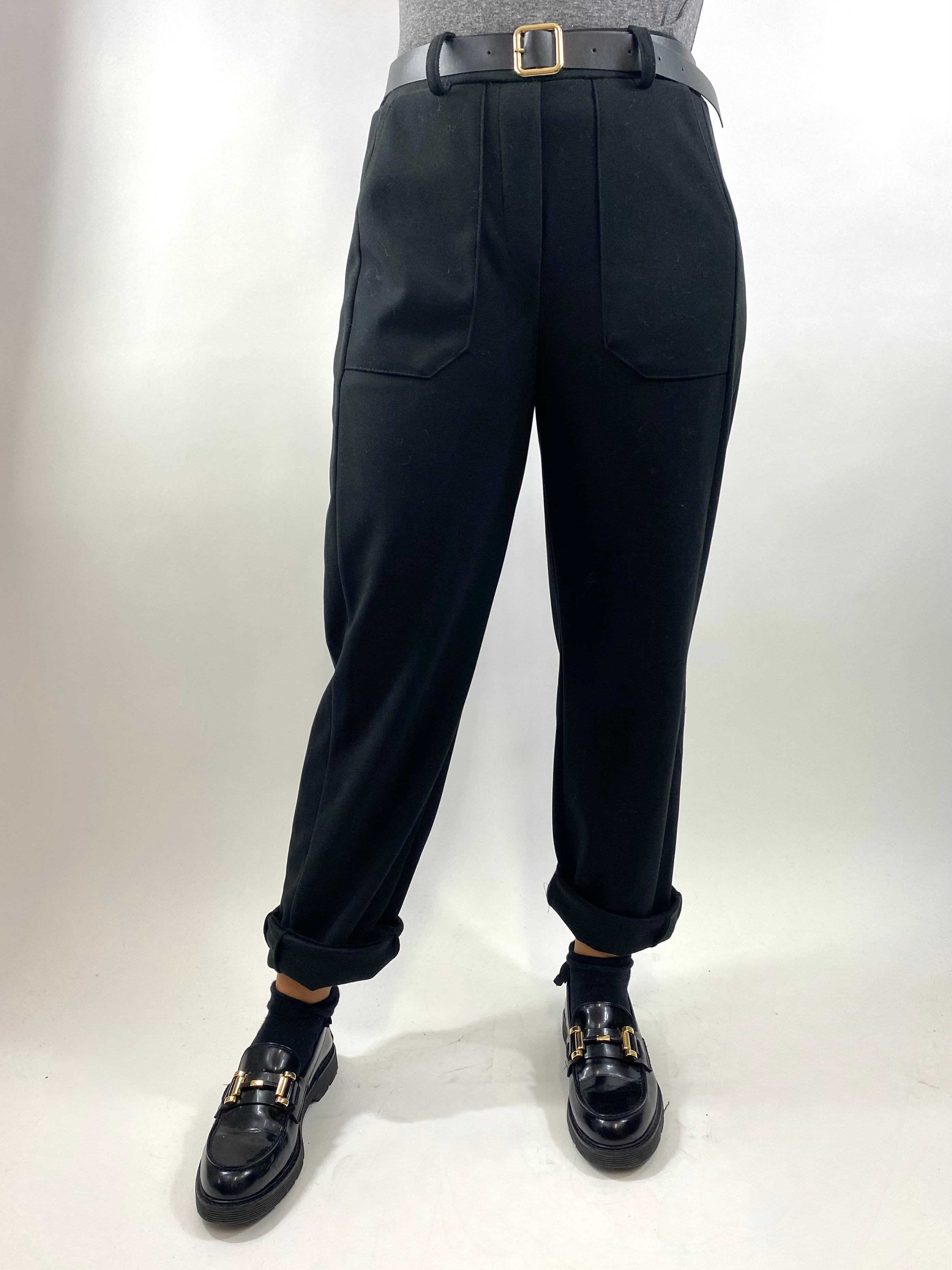 CECILE PANTALONE OVETTO NERO