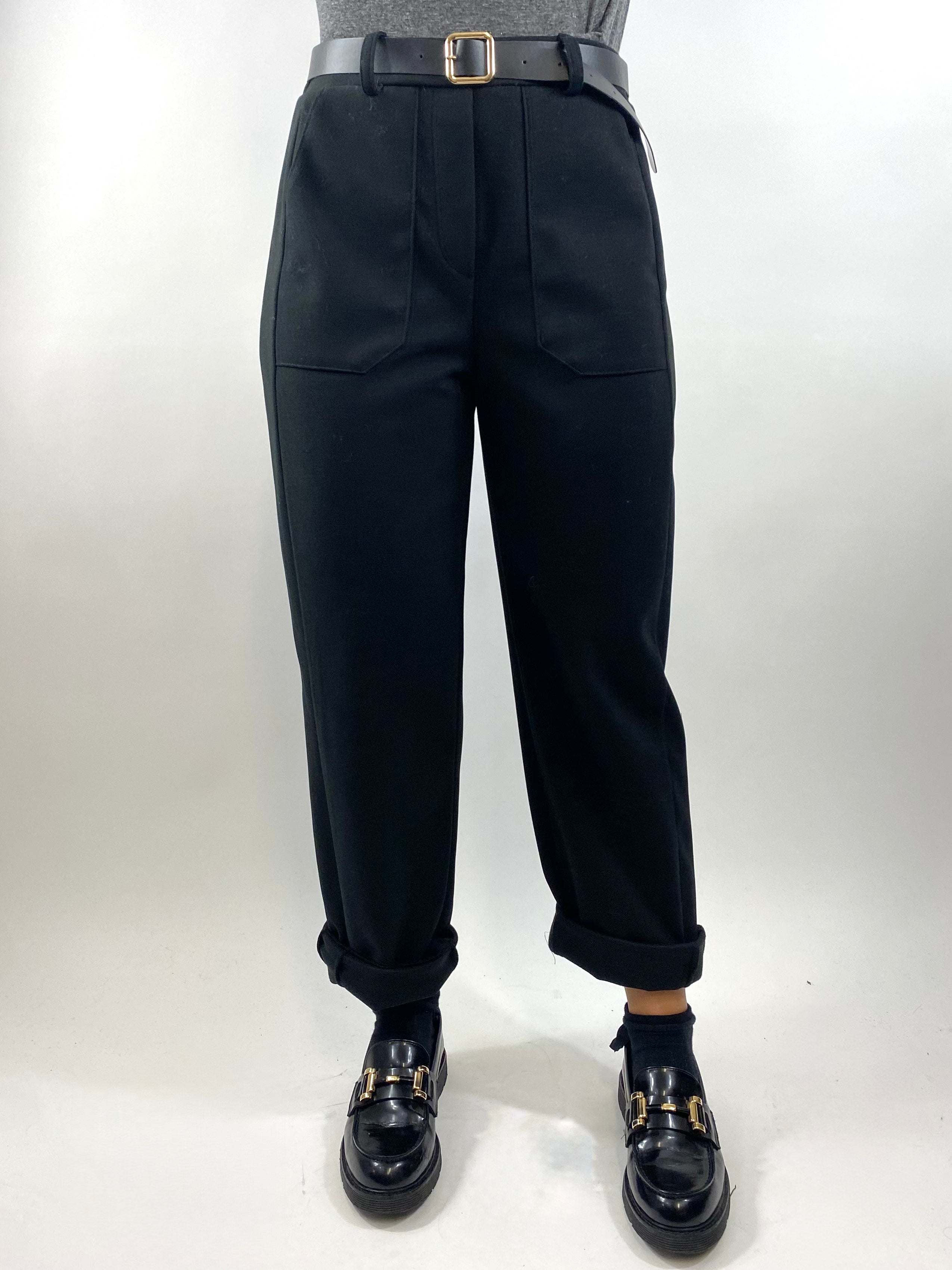 CECILE PANTALONE OVETTO NERO