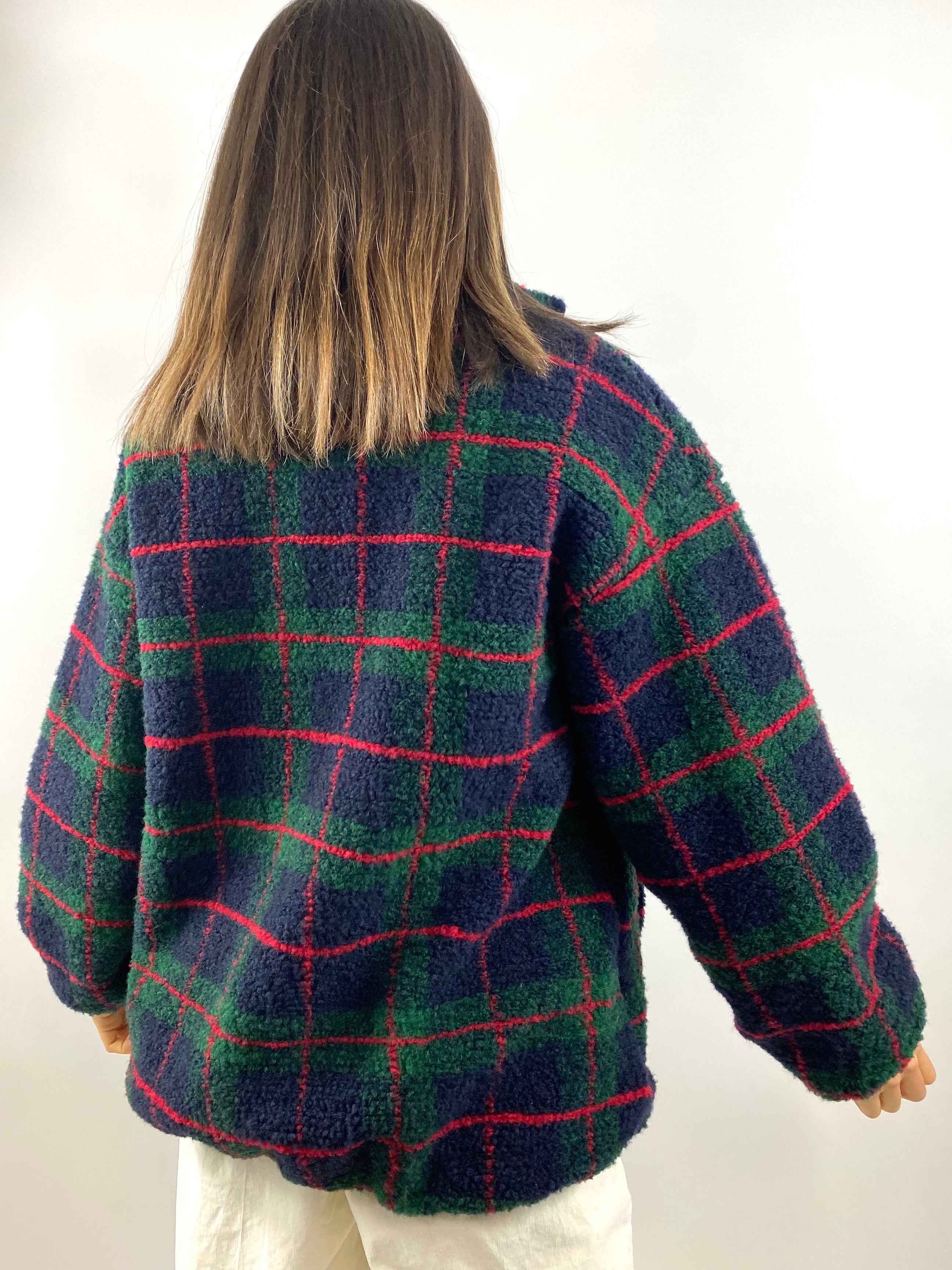 CECILE GIACCA TEDDY CHECK