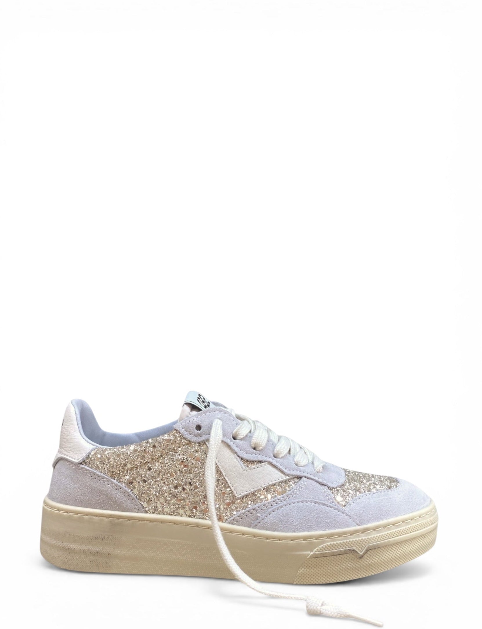 4B12 SNEAKERS HYPER GLITTER CHAMPAGNE