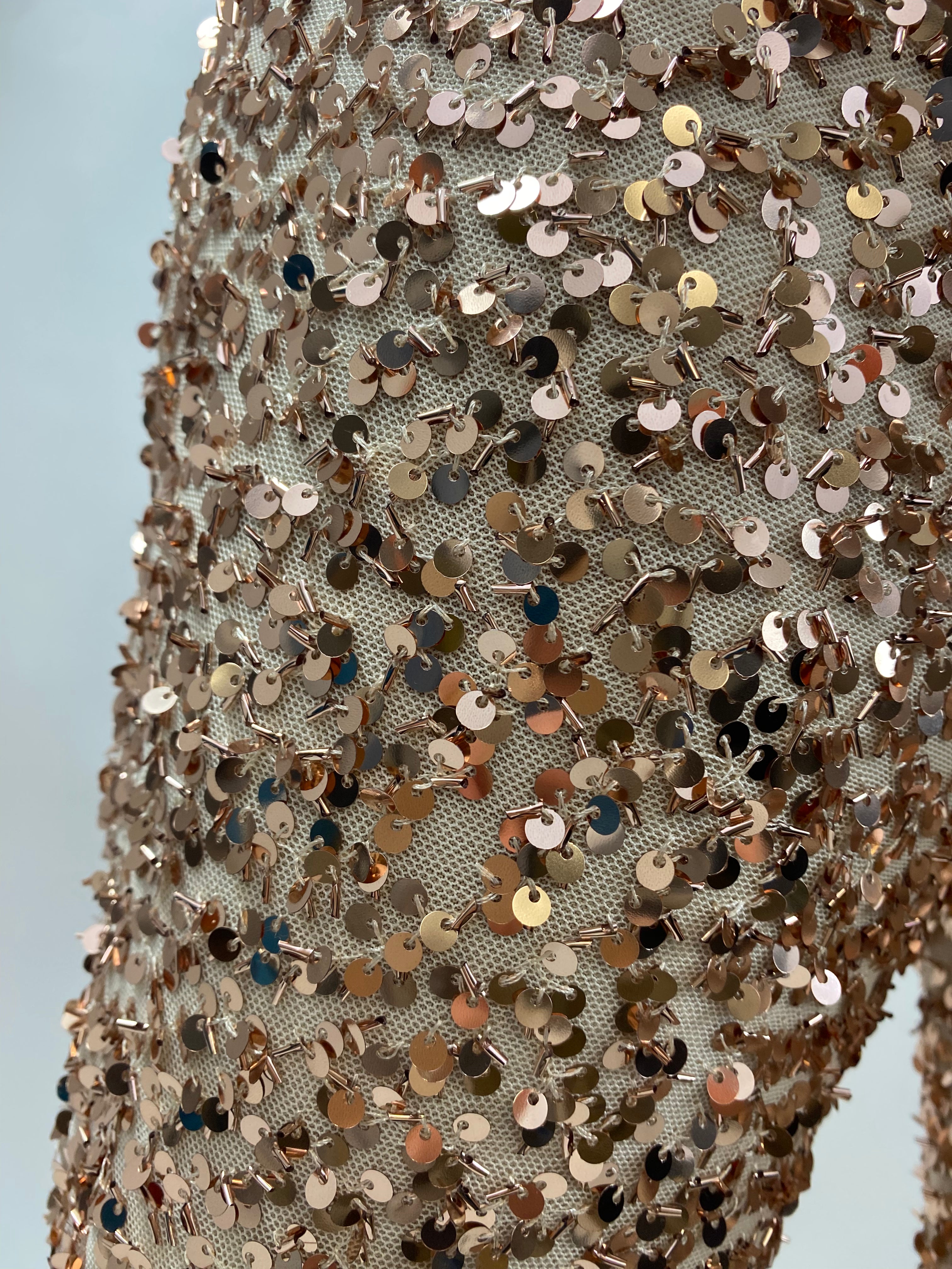 CECILE PANTALONE PAILLETTES ORO