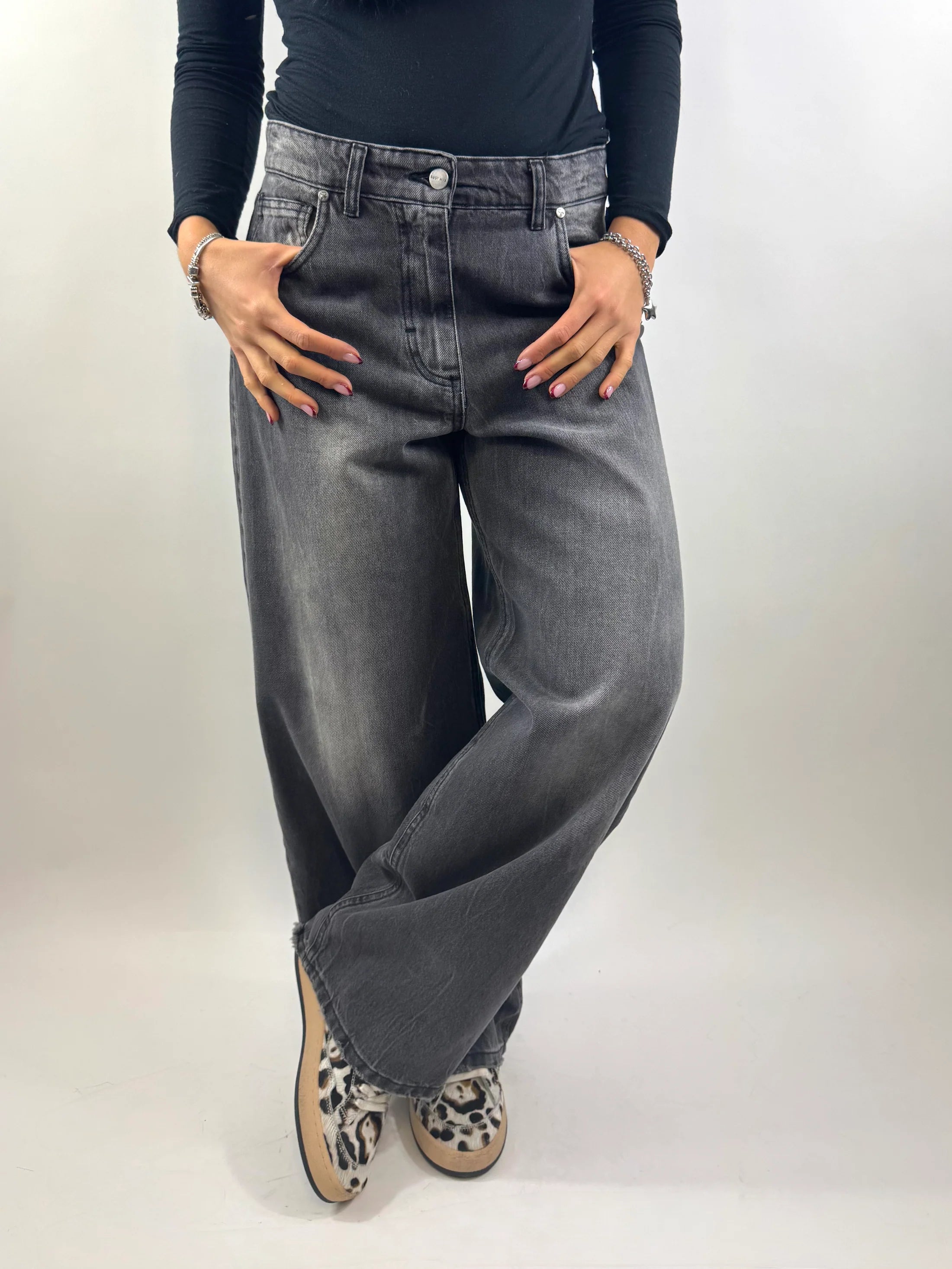 SUSY MIX JEANS GRIGIO