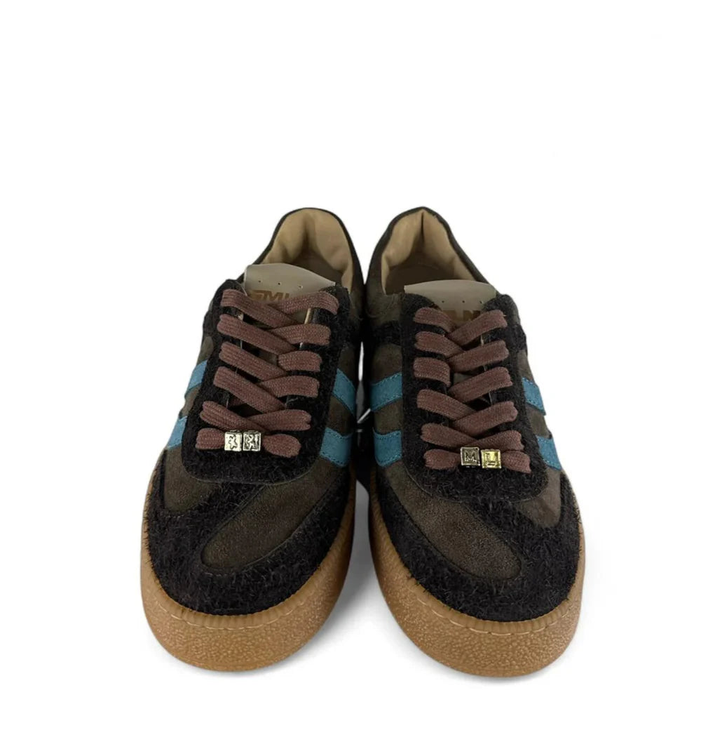 MELINE SNEAKERS SUEDE CIOCCOLATO