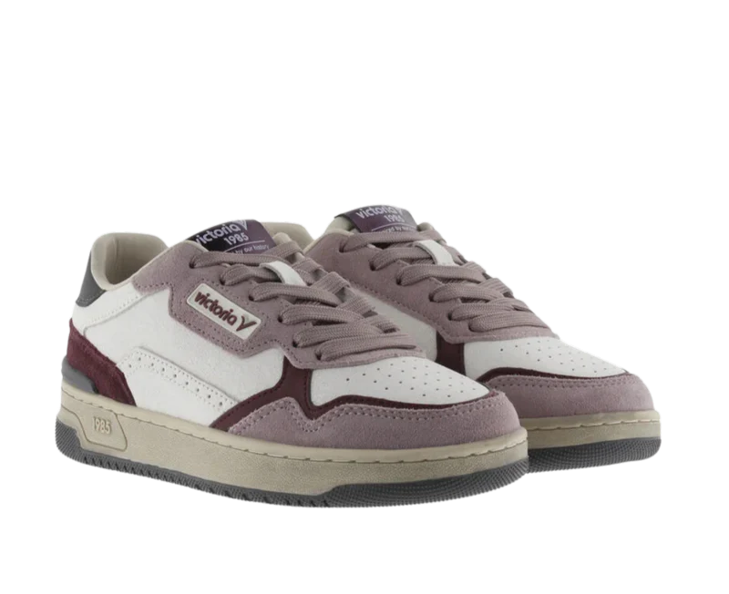 VICTORIA SNEAKERS BIANCO ROSA