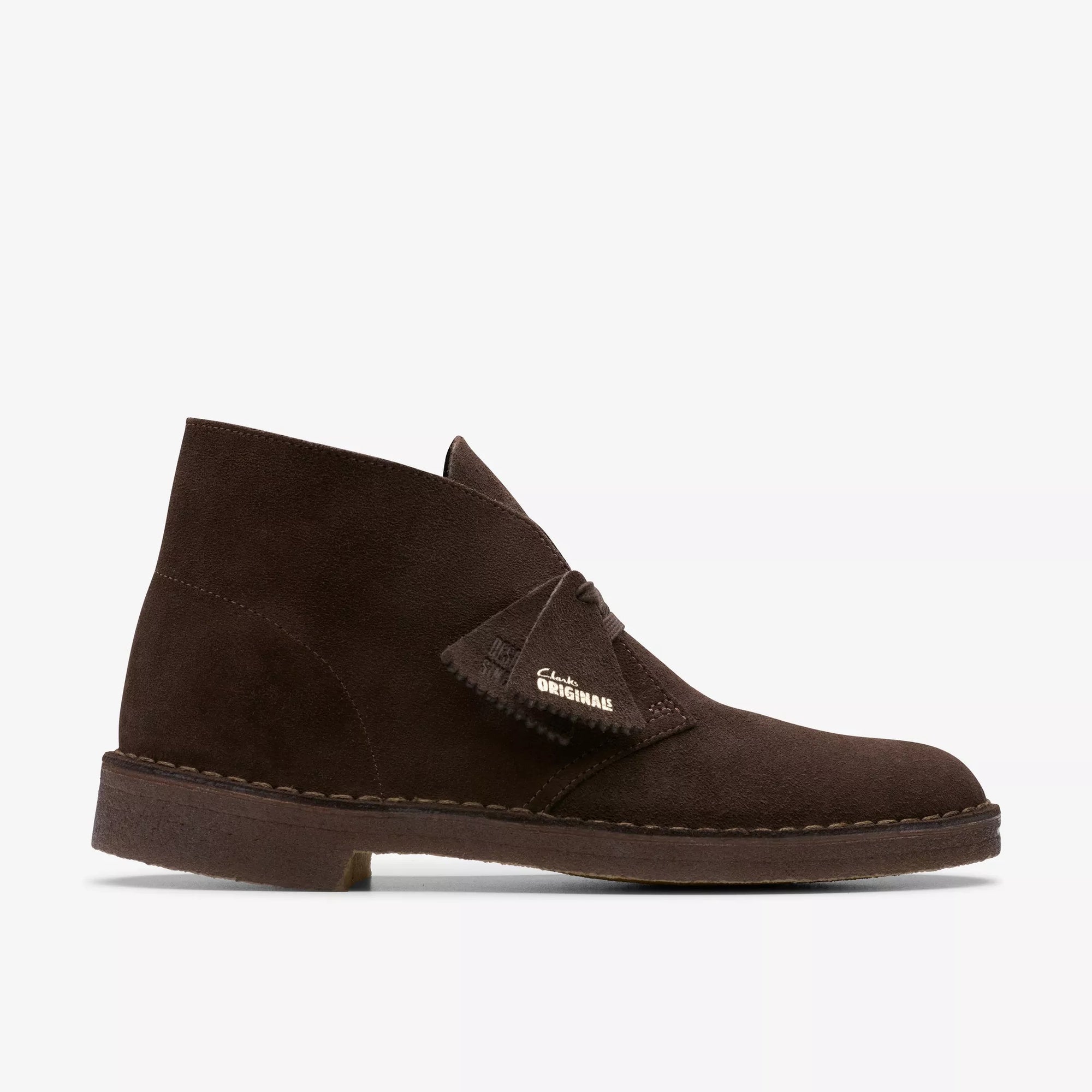 CLARKS POLACCHINE DARK SAND SUEDE