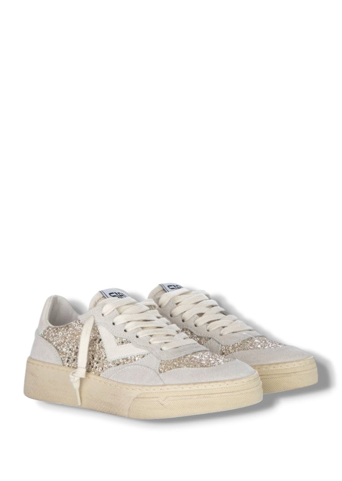 4B12 SNEAKERS HYPER GLITTER CHAMPAGNE