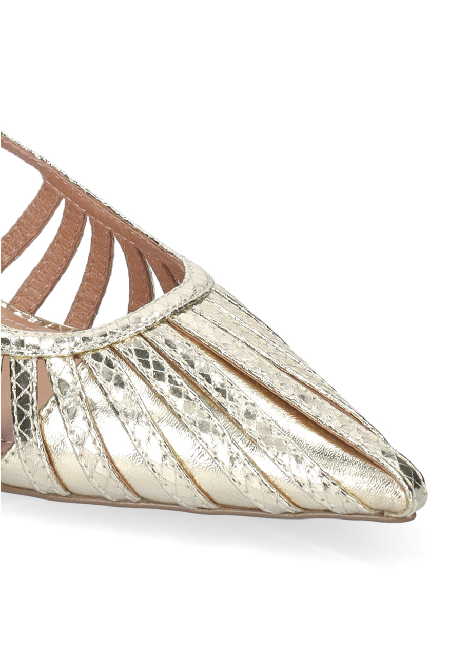 BIBI LOU CHANEL PITONATO ORO