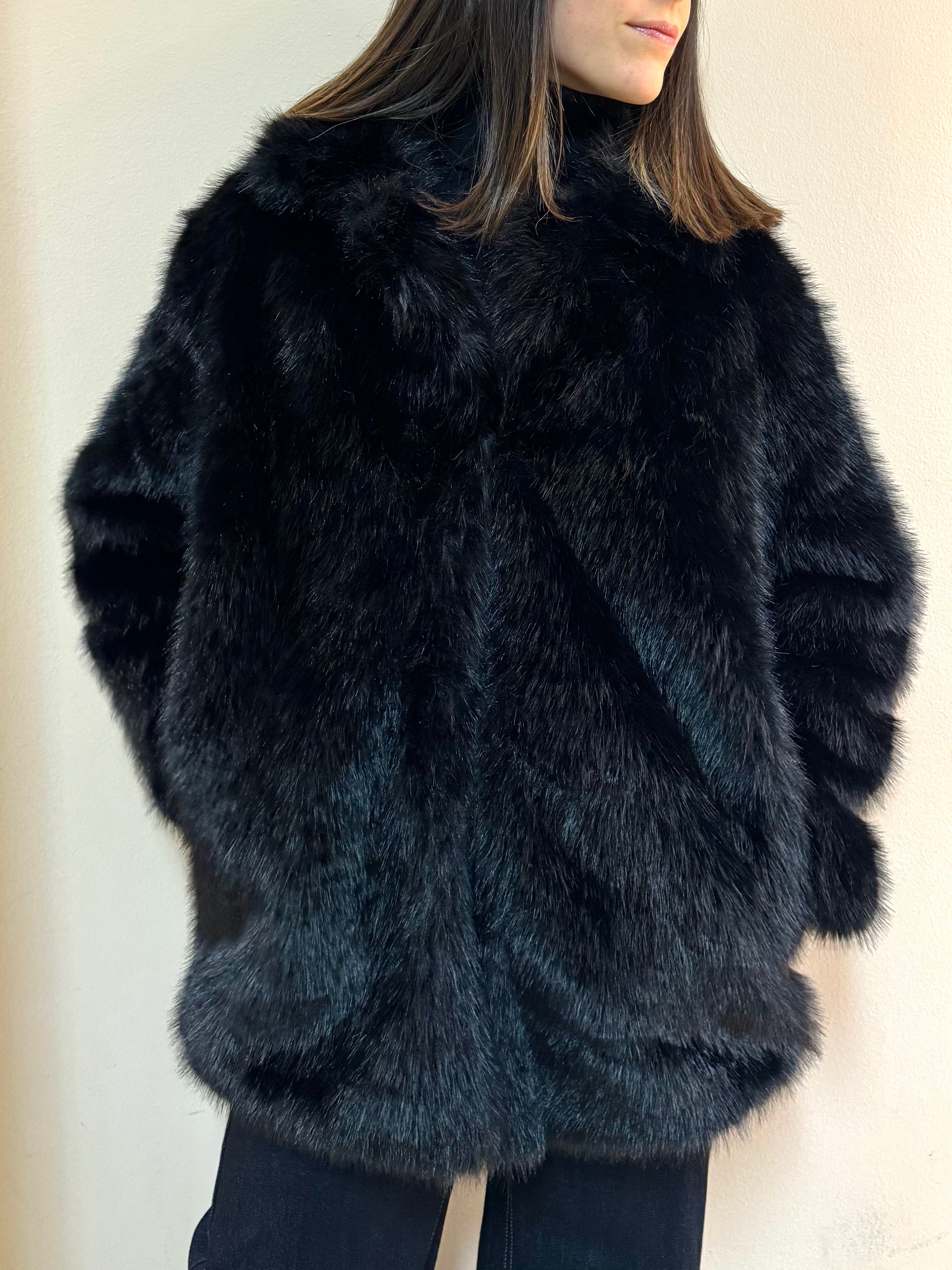 CECILE ECO PELLICCIA NERA