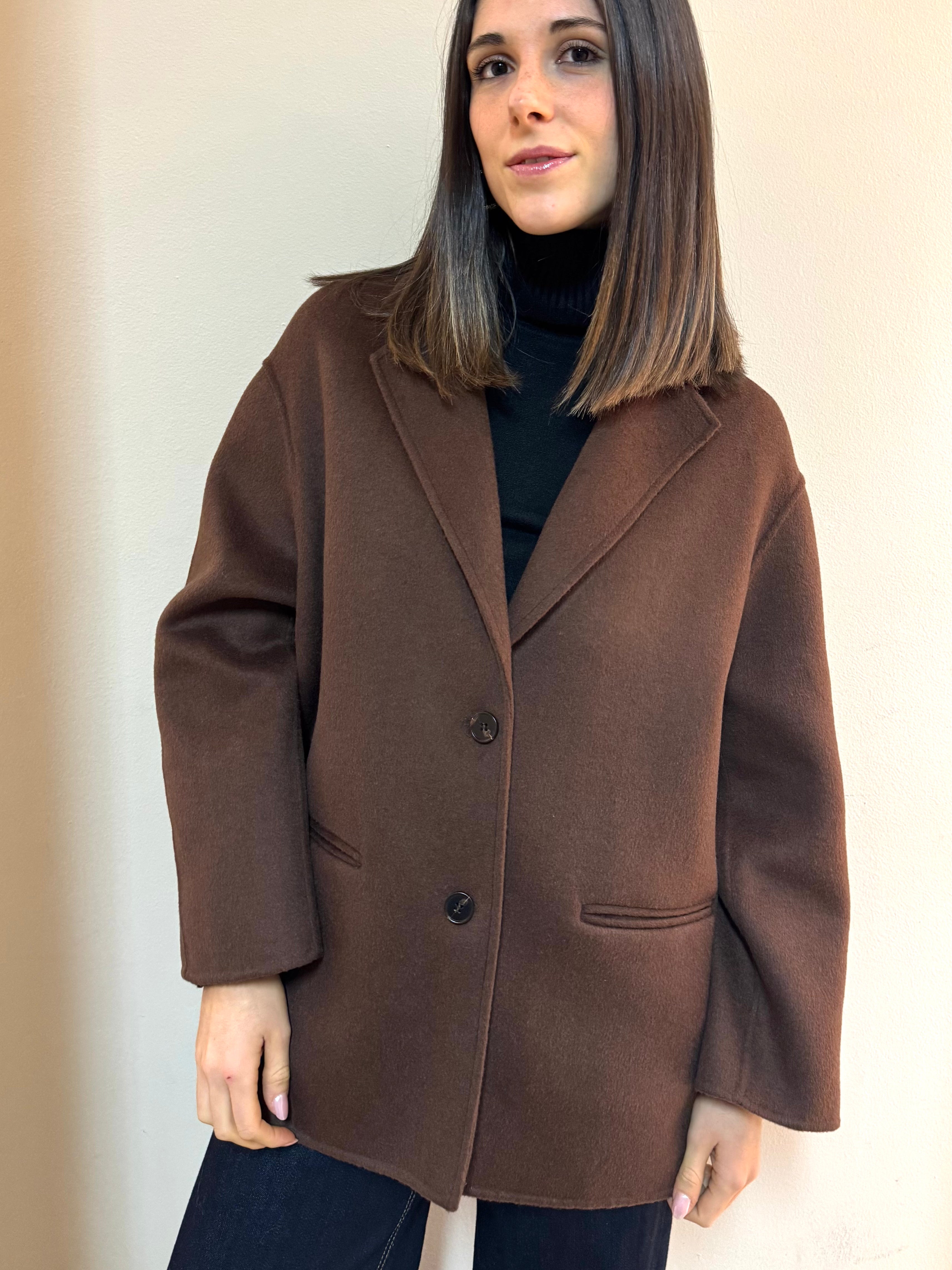 TWO WAY CAPPOTTO CIOCCOLATO