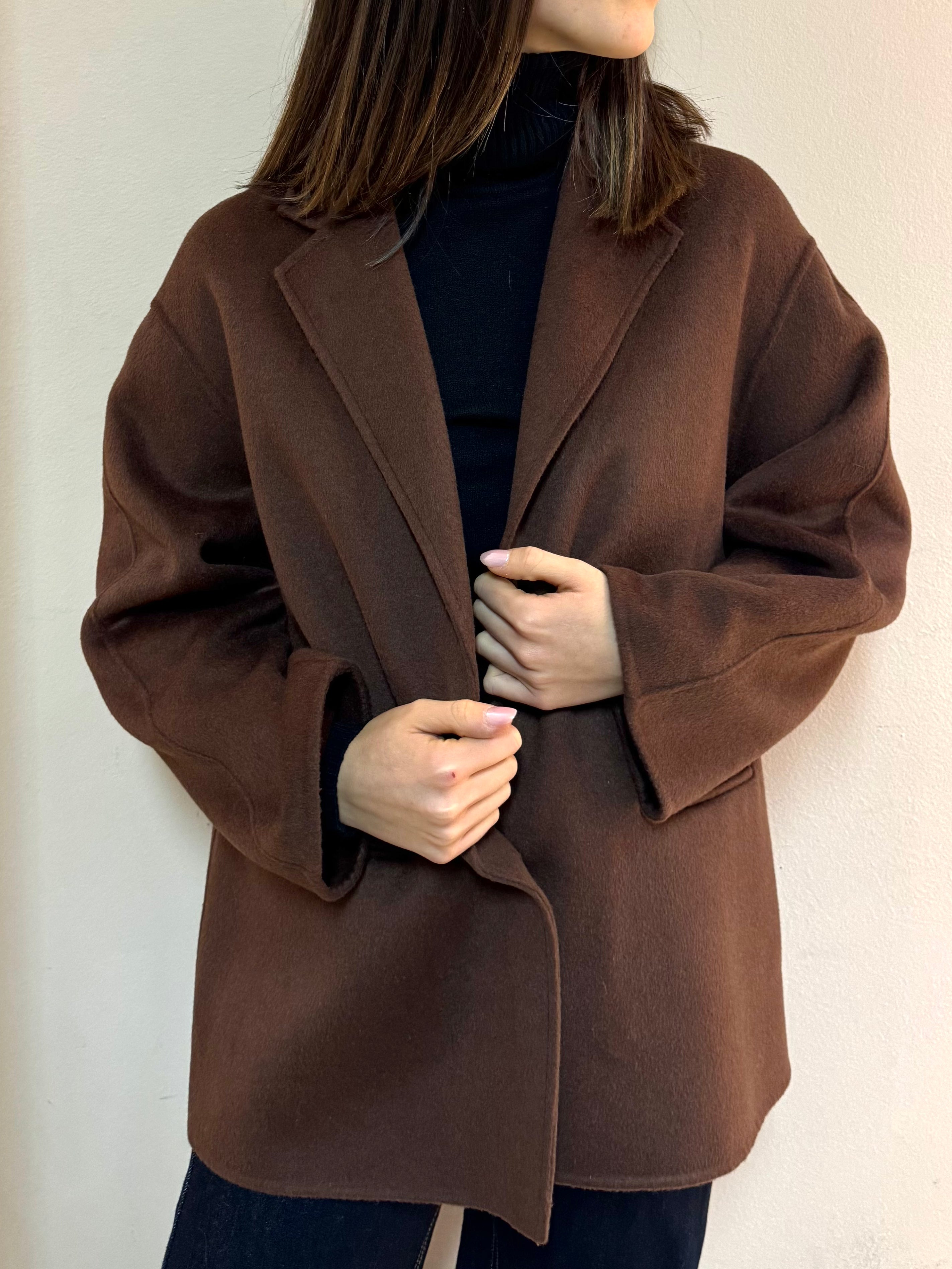 TWO WAY CAPPOTTO CIOCCOLATO