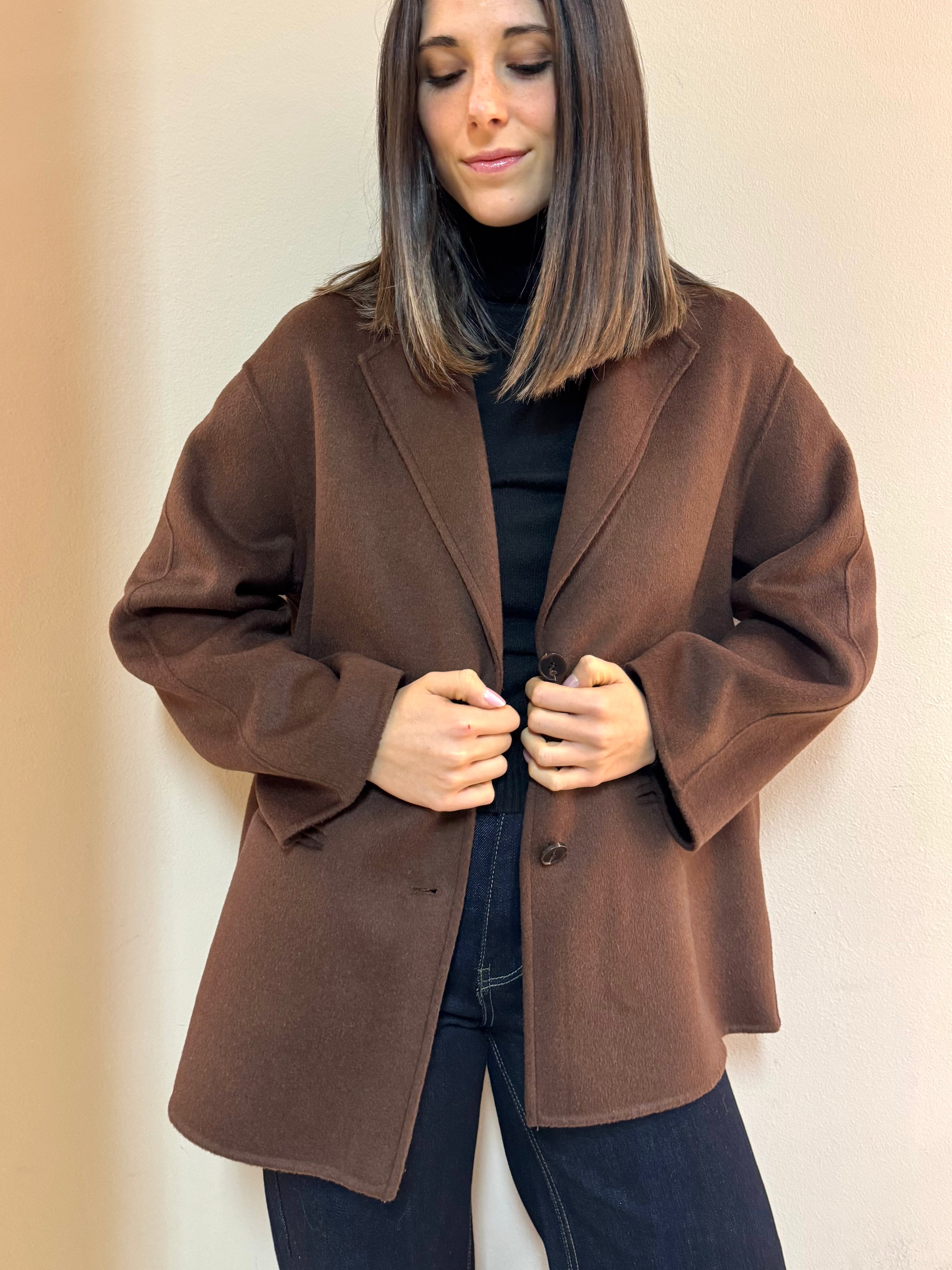TWO WAY CAPPOTTO CIOCCOLATO