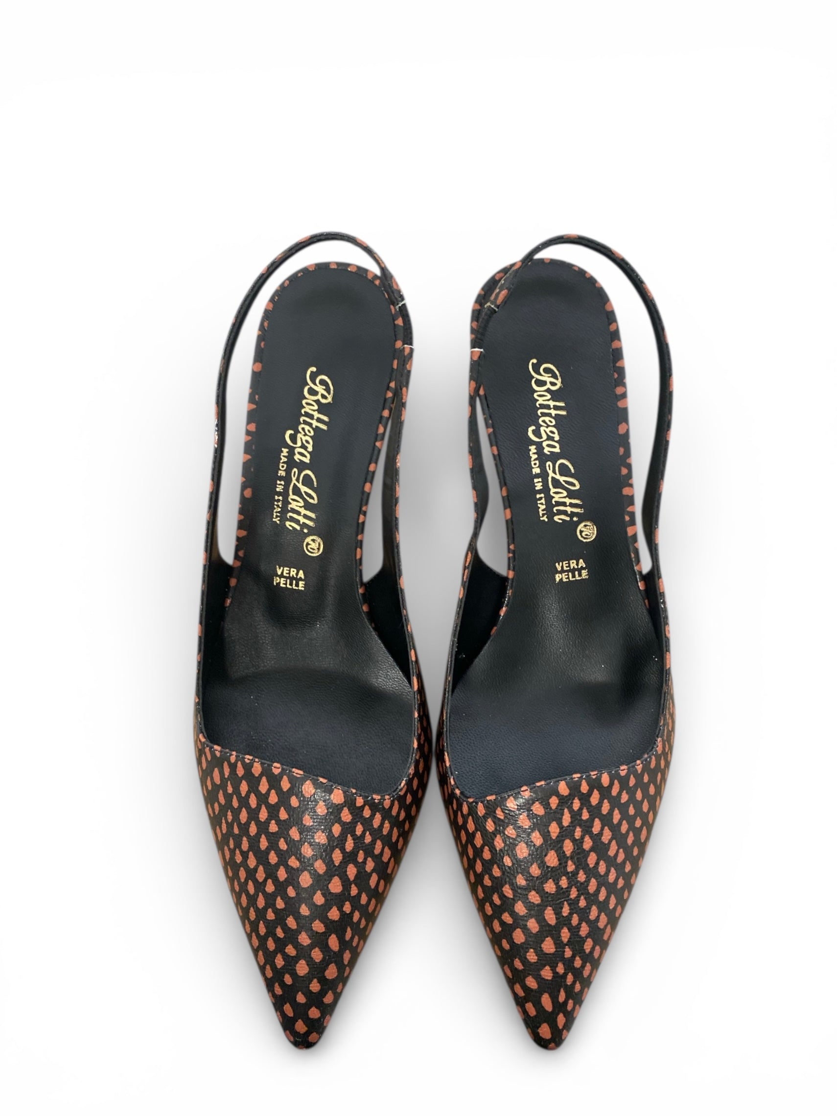 BOTTEGA LOTTI CHANEL NERO CON GOCCE CUOIO