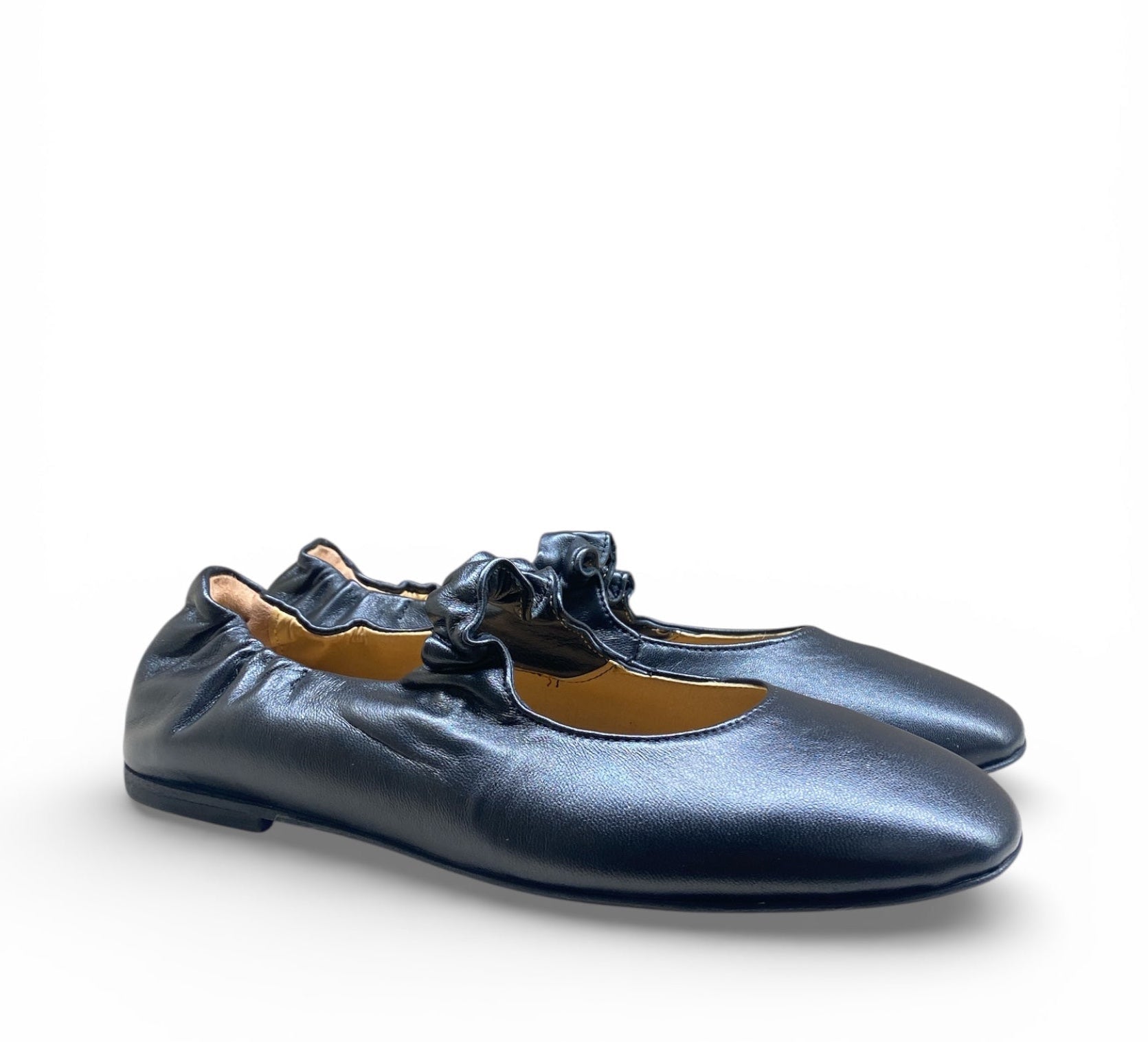 DIVINE FOLLIE BALLERINA IN PELLE NERA