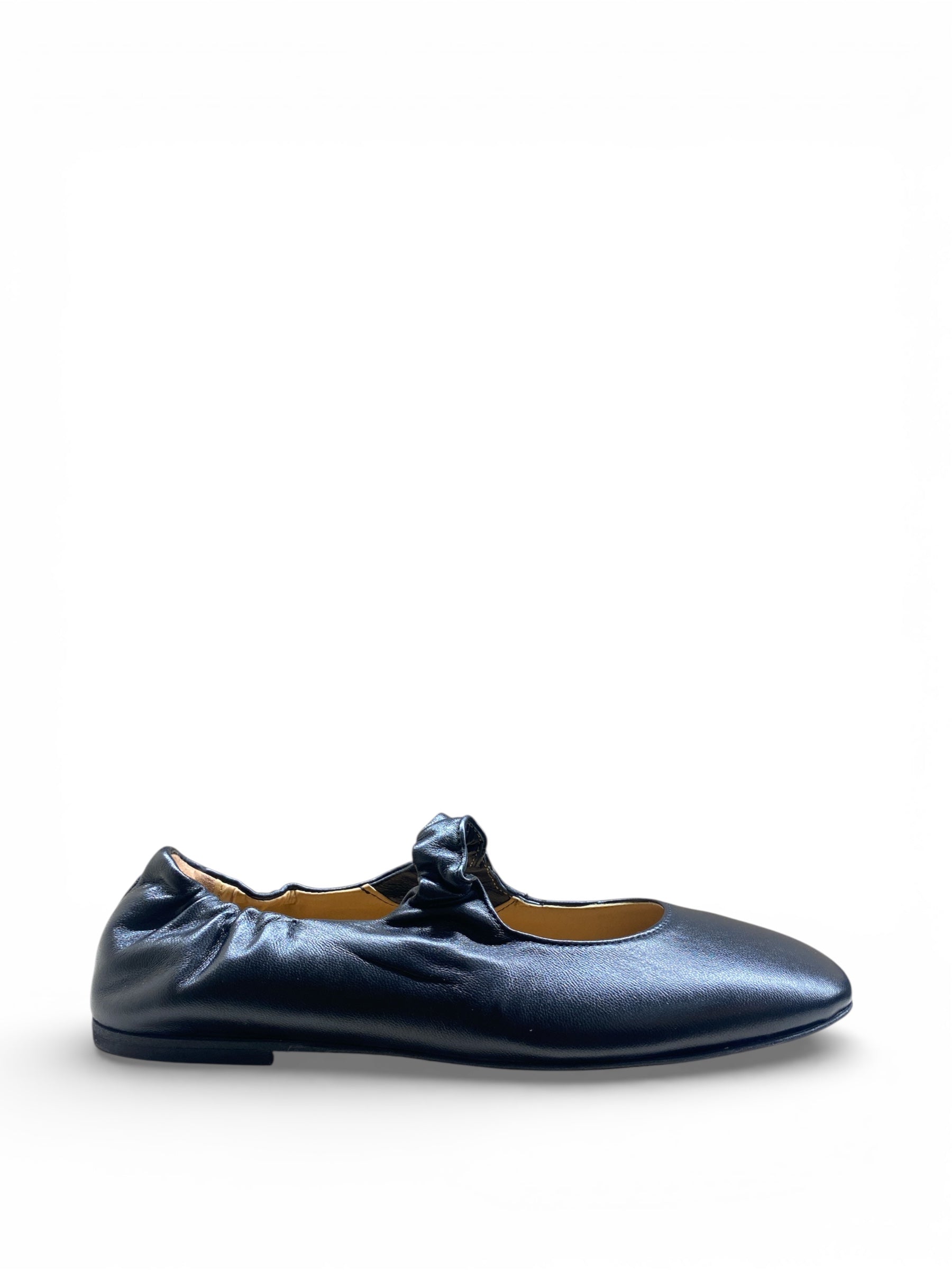 DIVINE FOLLIE BALLERINA IN PELLE NERA
