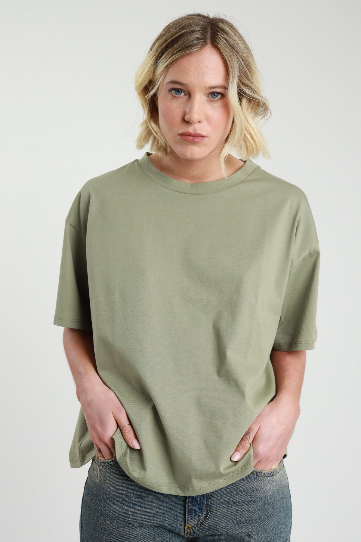 SUSY MIX T-SHIRT VERDE SALVIA