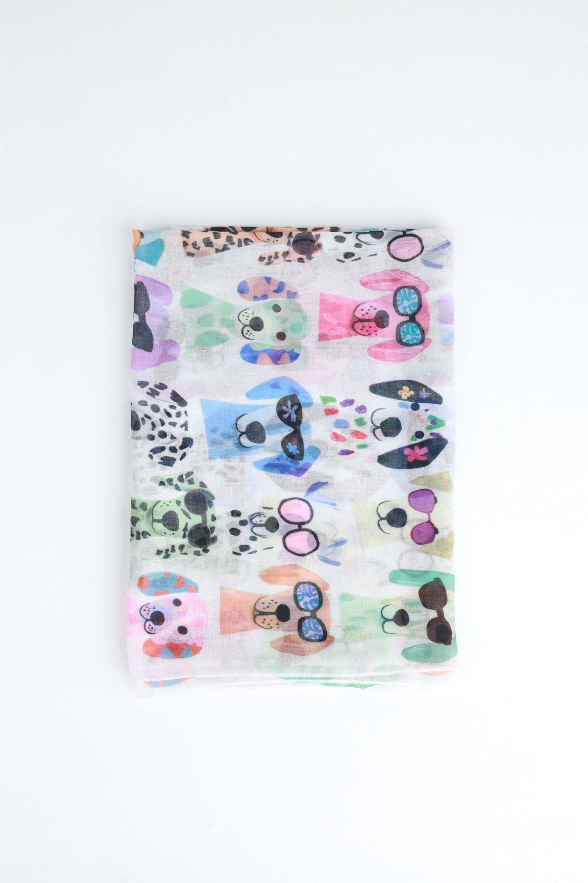 SUSY MIX FOULARD STAMPA CANI