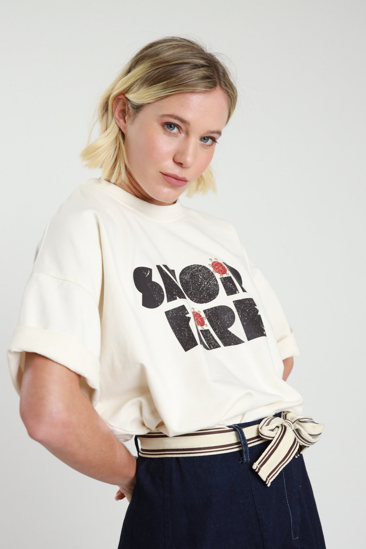 SUSY MIX FELPA SAVOIR FAIRE BURRO