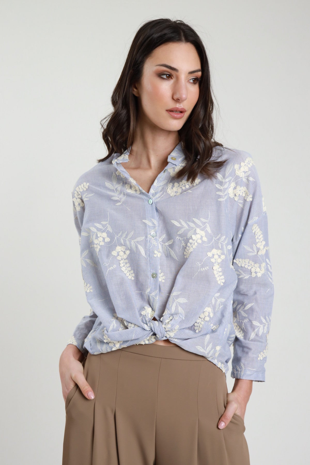 SUSY MIX CAMICIA CON RICAMI