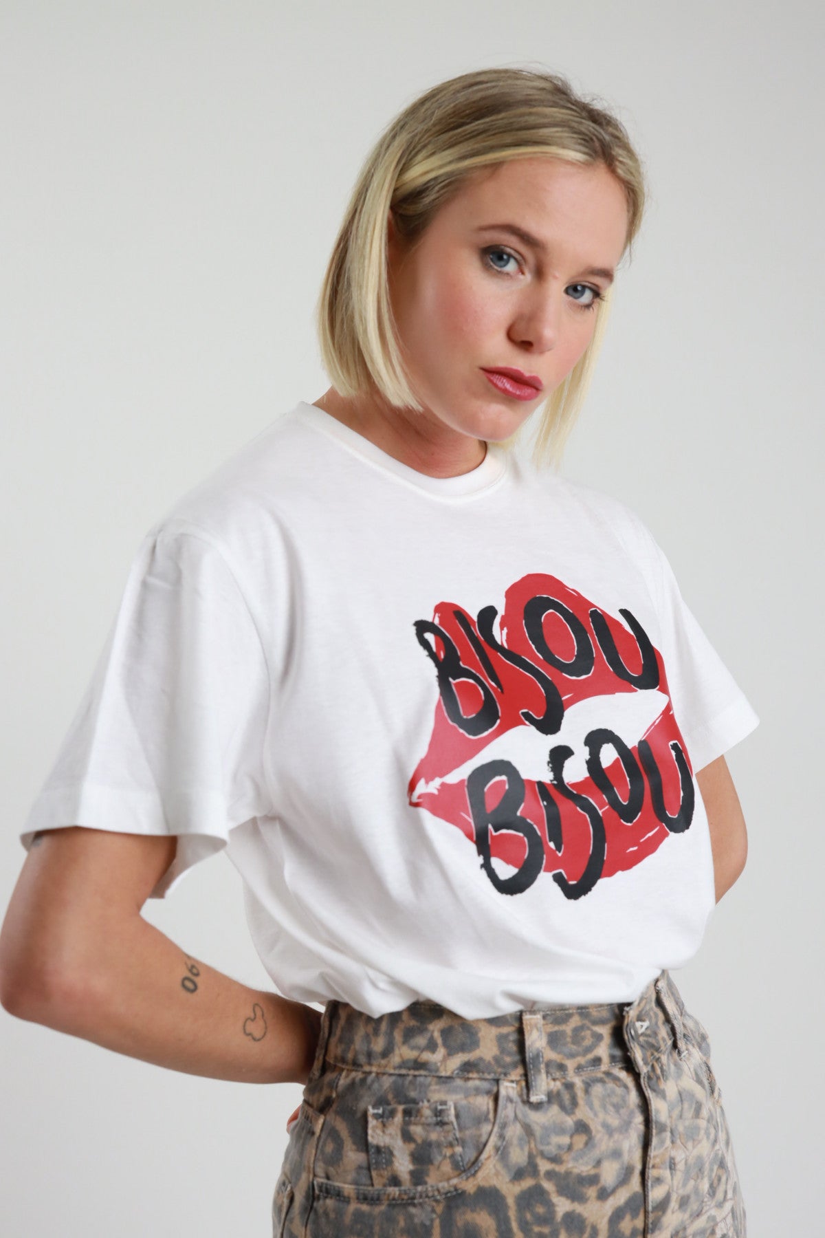 SUSY MIX T-SHIRT STAMPA BISOU BISOU