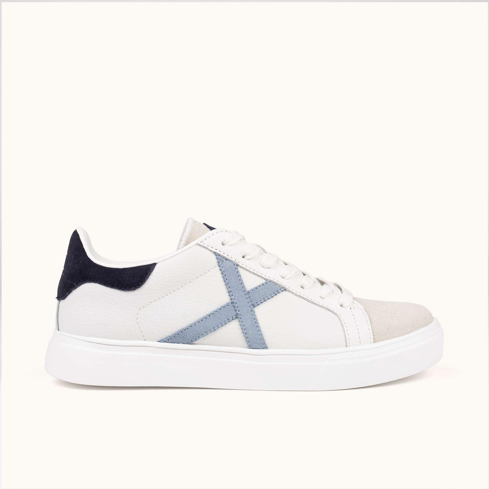MUNICH SNEAKERS RETE WHITE AND NAVY