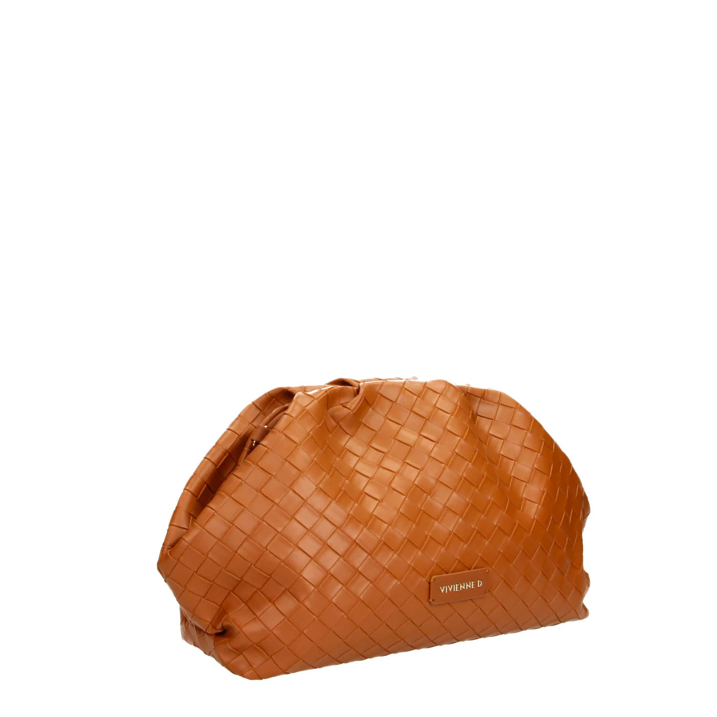 VIVIENNE D MAXI POCHETTE TWIST CUOIO