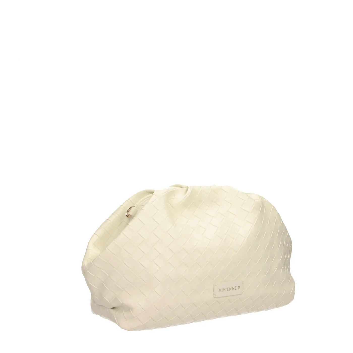 VIVIENNE D MAXI POCHETTE TWIST BIANCA