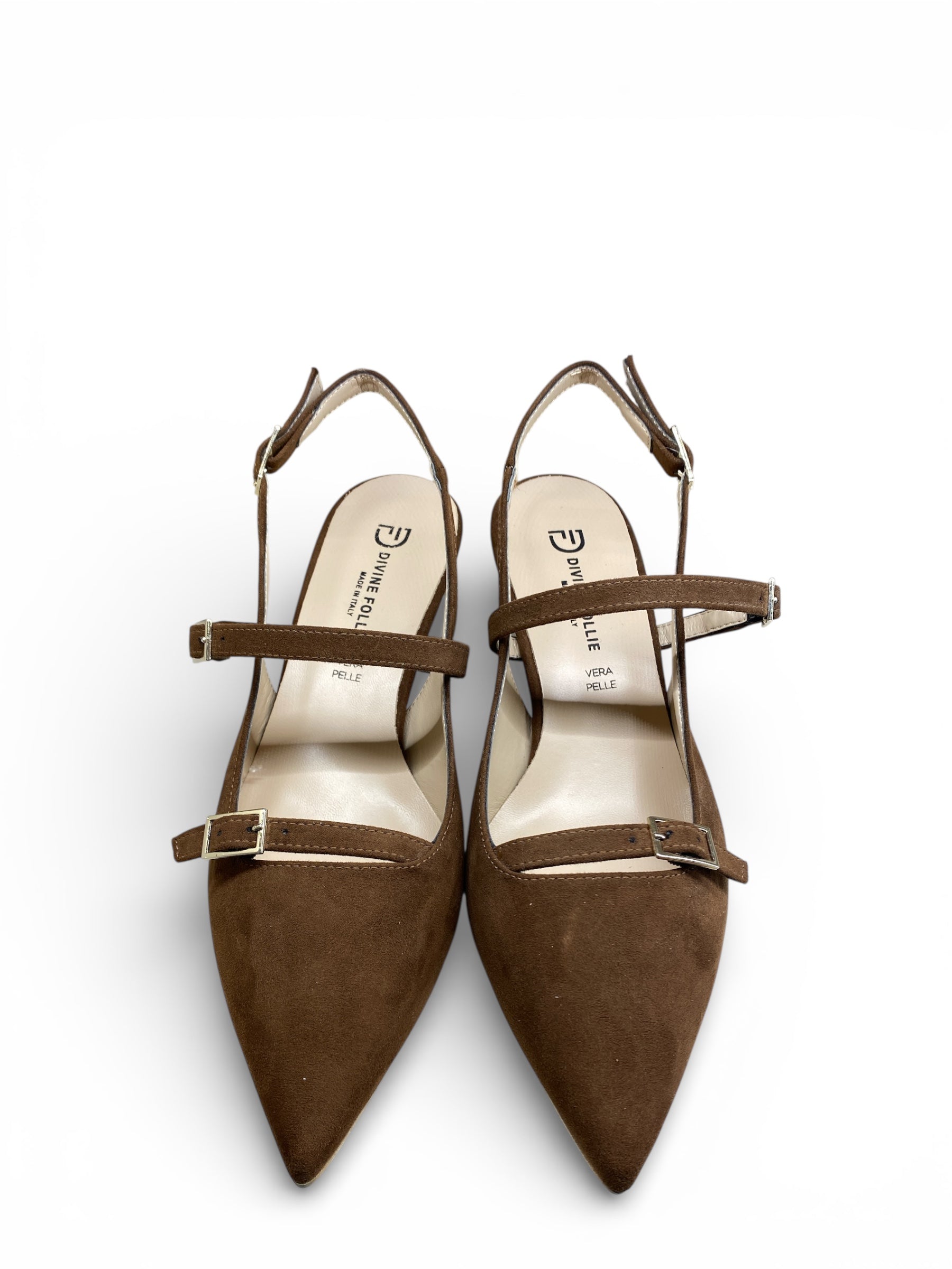 DIVINE FOLLIE CHANEL FIBBIE MARRONE
