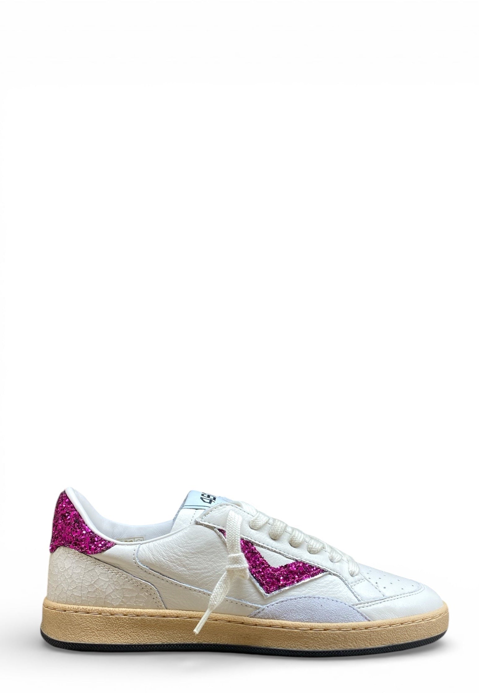 4B12 SNEAKERS PLAYNEW GLITTER FUXIA