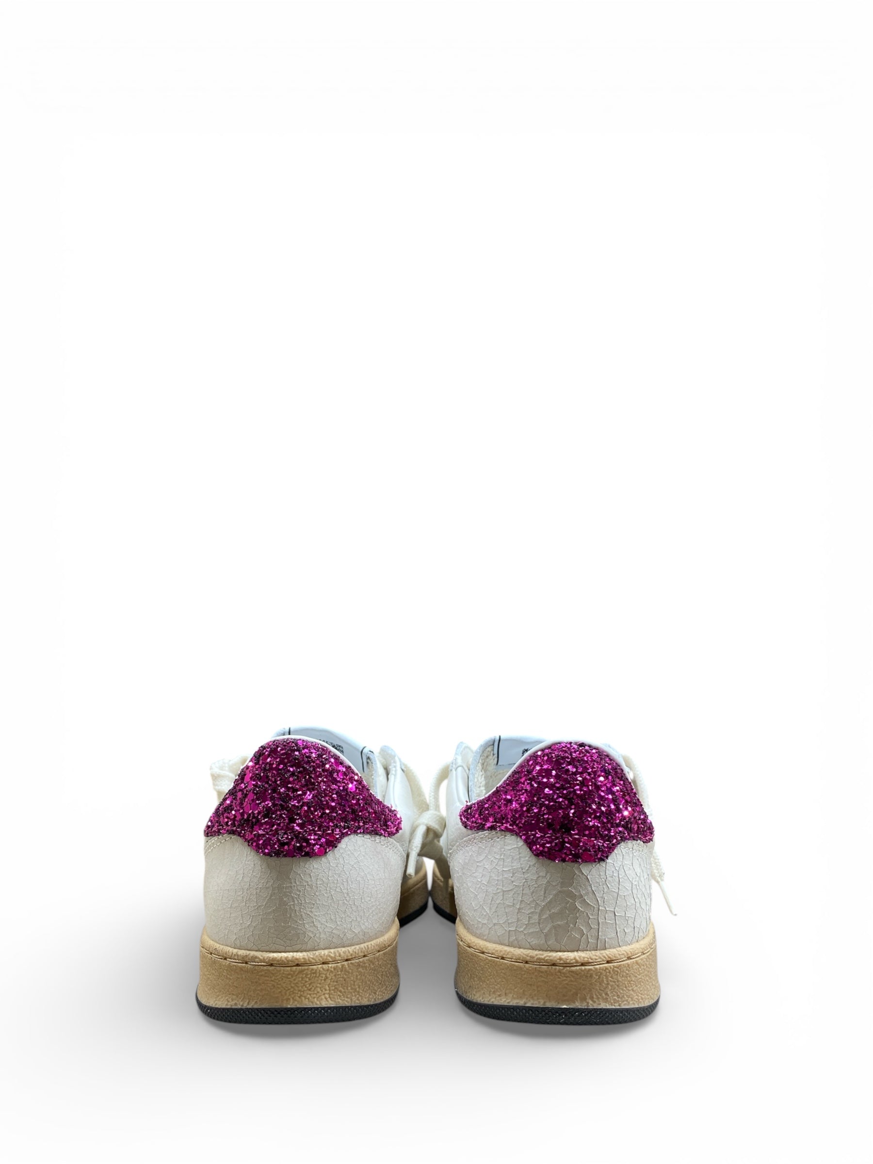 4B12 SNEAKERS PLAYNEW GLITTER FUXIA