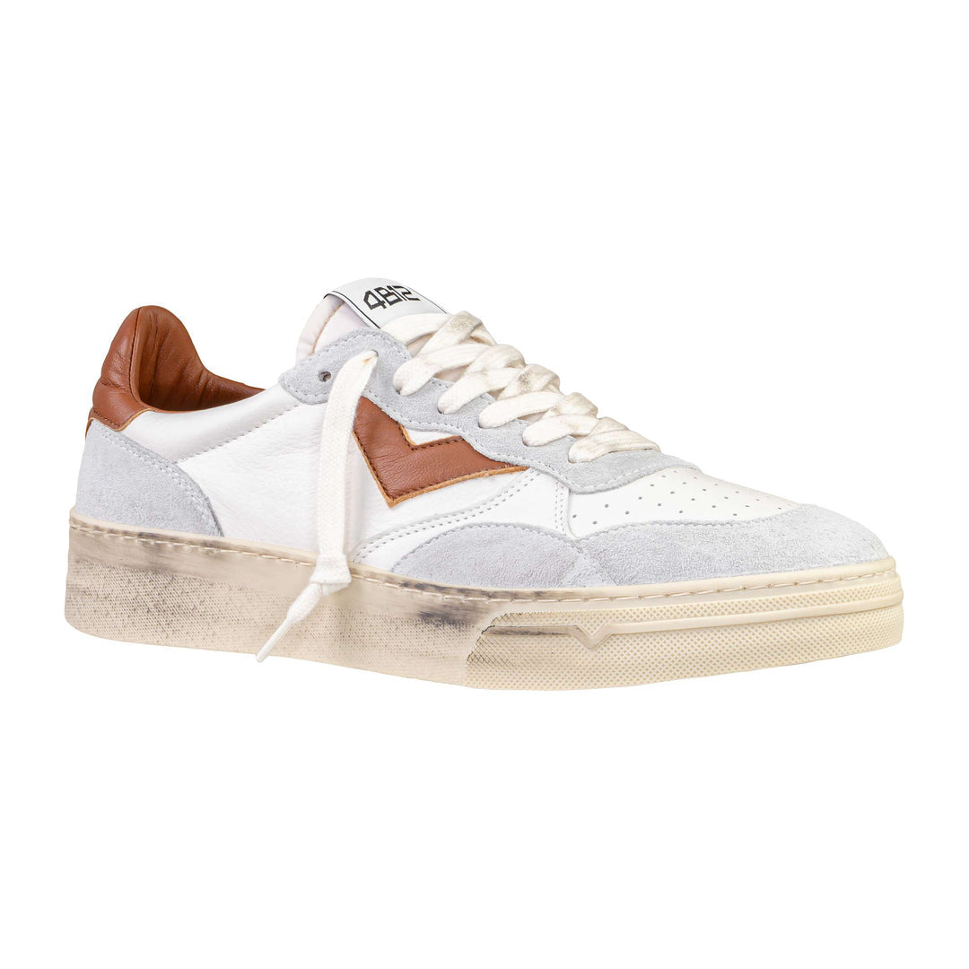 4B12 SNEAKERS HYPER WHITE BROWN