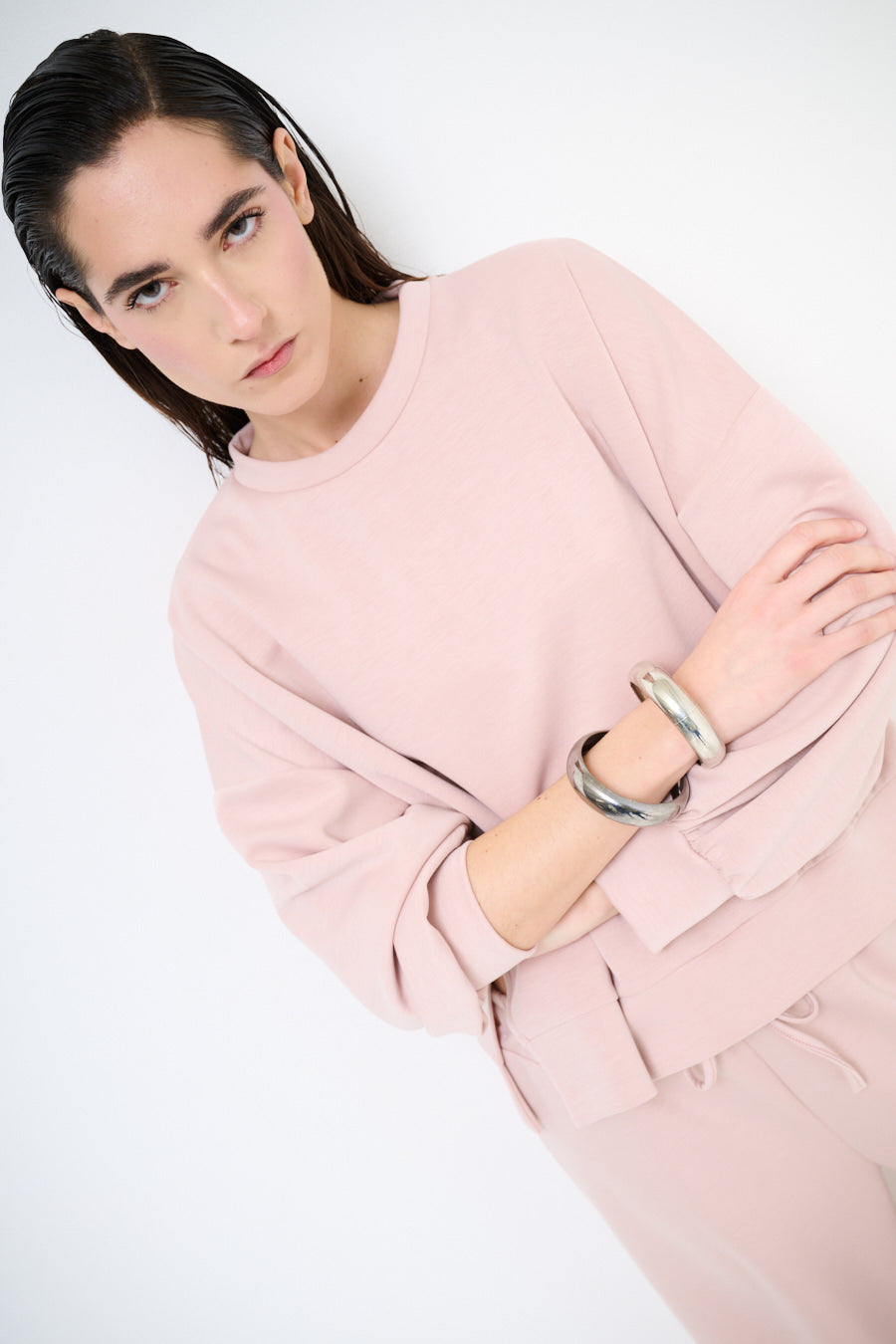 KIKISIX FELPA OVER ROSA