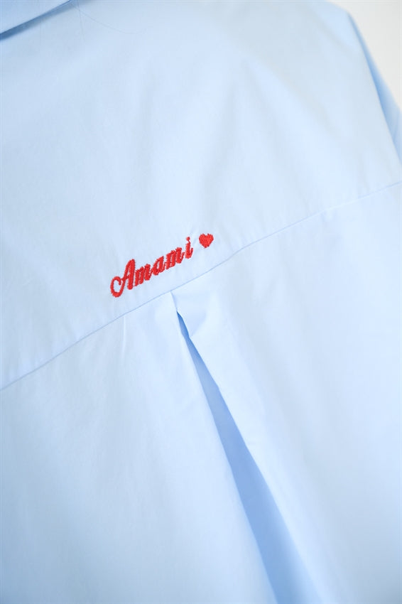 KIKISIX CAMICIA ‘AMAMI’ CELESTE